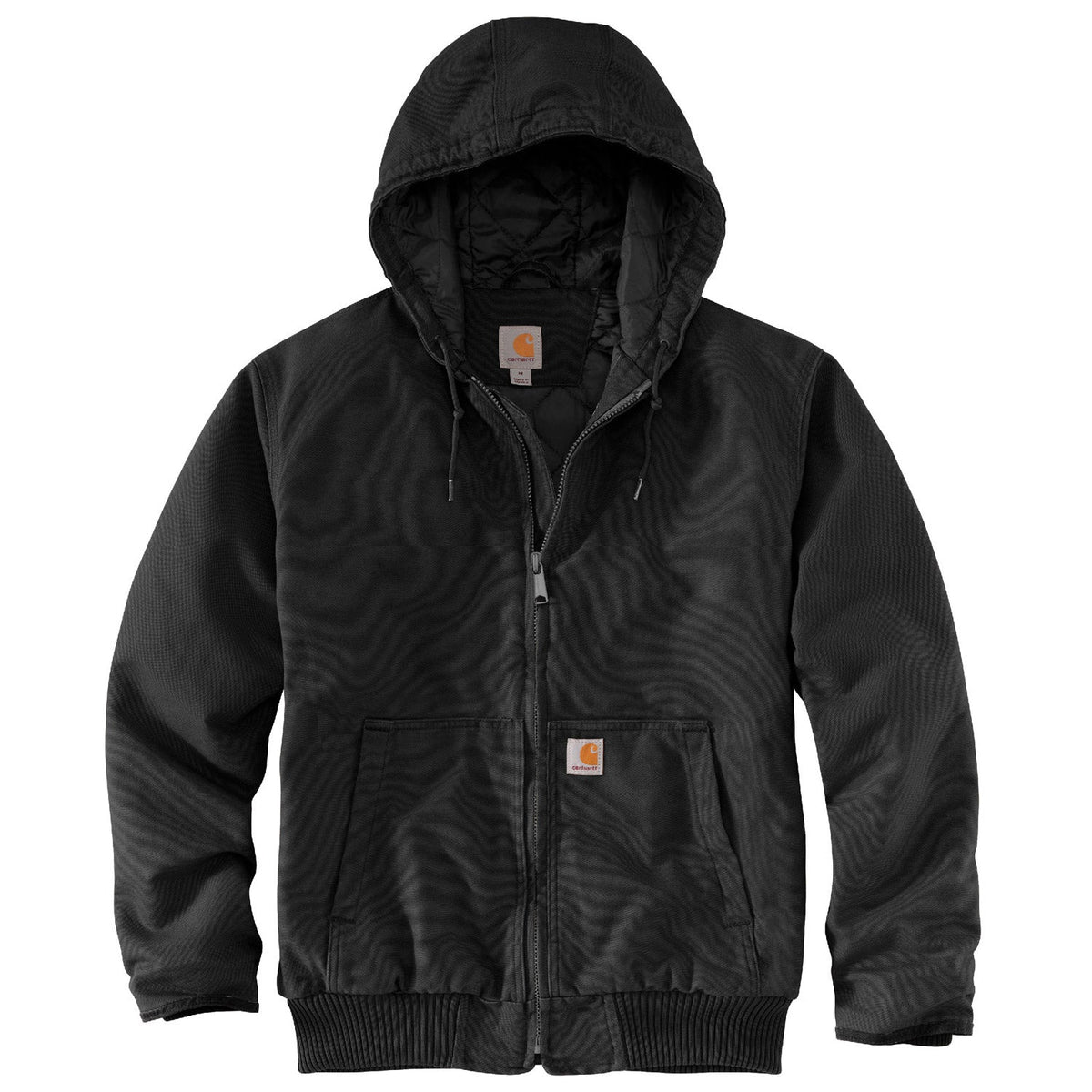 Carhartt Men's Loose Fit Washed Duck Insulated Active Jac-3 Jacket Jackets & Coats Carhartt