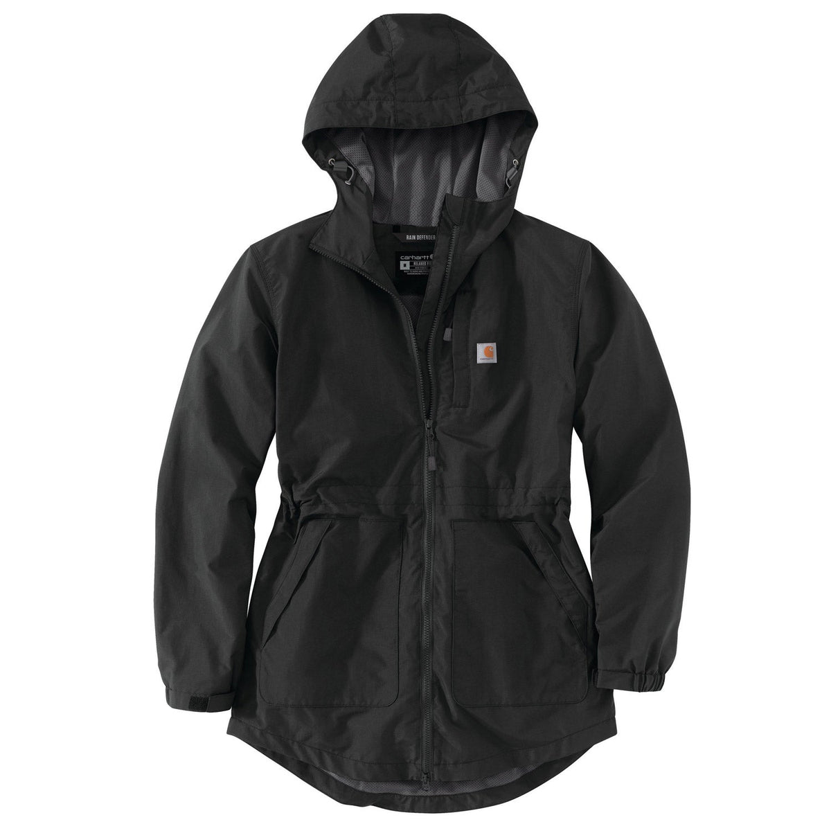 Carhartt Women's Mesh-Lined Lightweight Rain Jacket Rainwear Carhartt