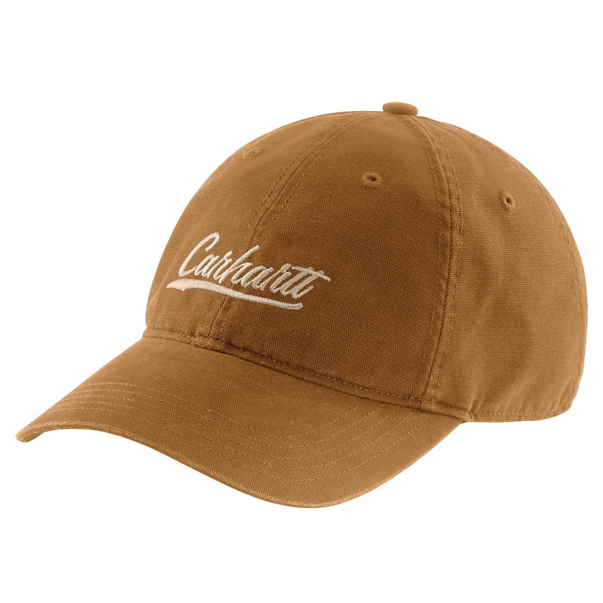 Carhartt Women's Canvas Script Graphic Cap Hats & Caps Carhartt Carhartt Brown OS