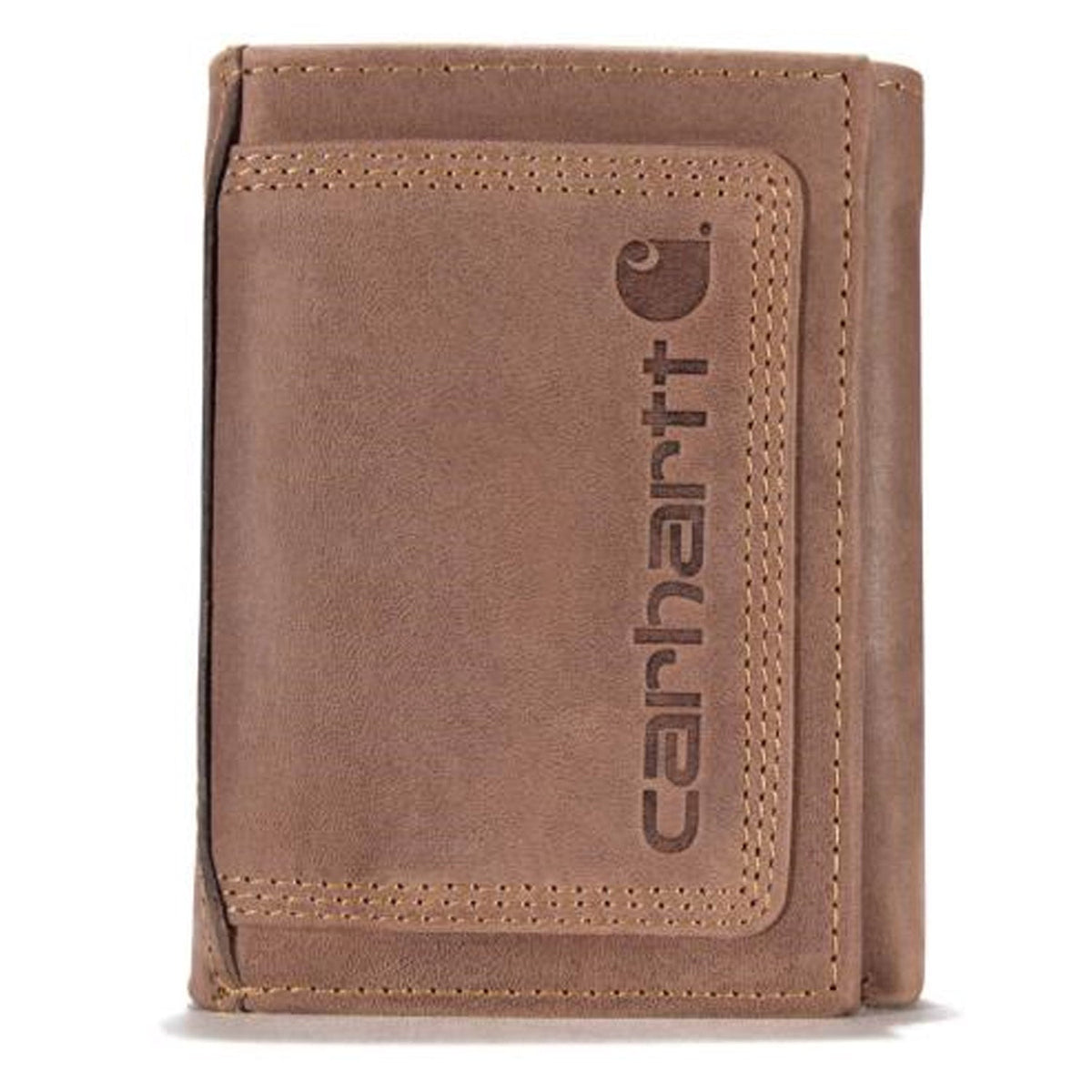 Carhartt Men's Detroit Trifold Wallet Wallets Carhartt Brown OS