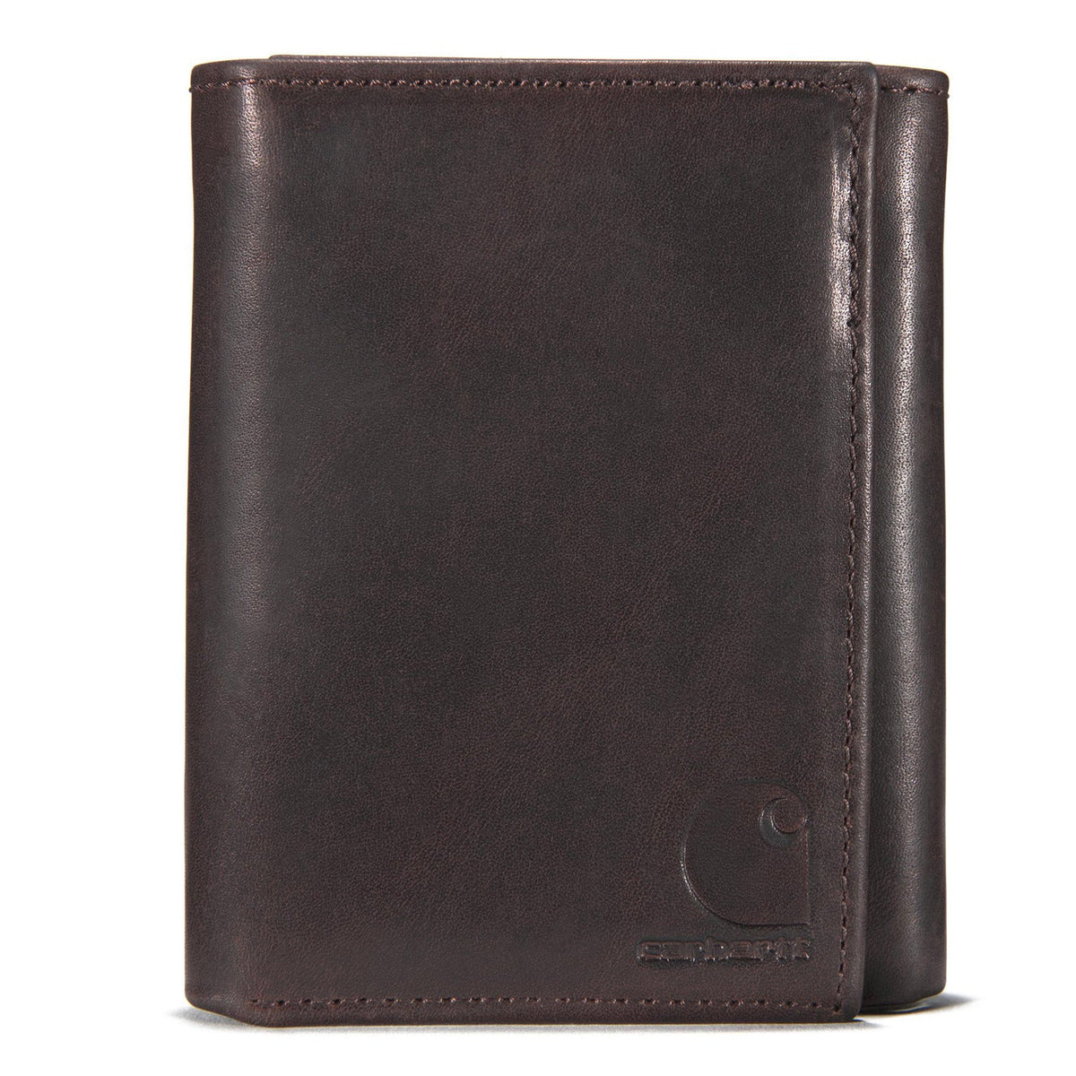 Carhartt Men's Oil Tan Tri-Fold Wallet Wallets Carhartt Brown OS