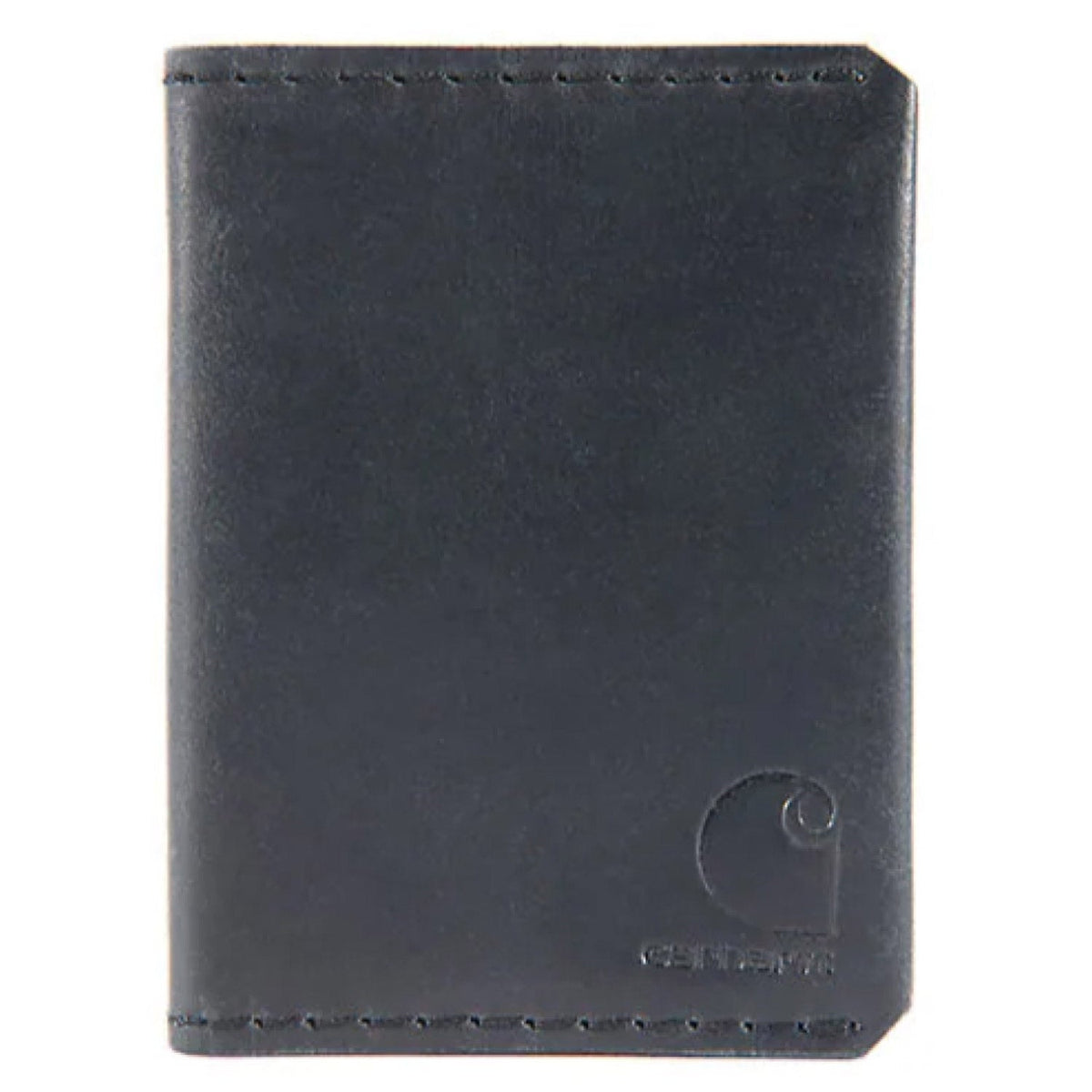 Carhartt Men's Craftsman Leather Front Pocket Bifold Wallet Wallets Carhartt Black OS