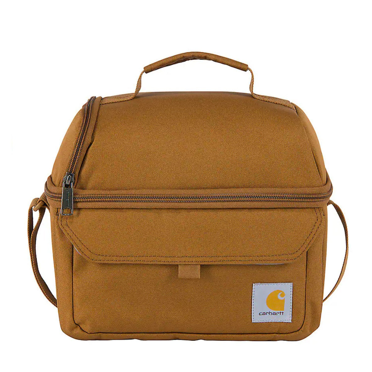 Carhartt Insulated 2-Compartment 12 Can Lunch Cooler Coolers & Thermos Carhartt Carhartt Brown OS