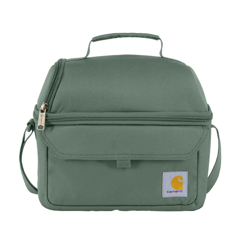 Carhartt Insulated 2-Compartment 12 Can Lunch Cooler Coolers & Thermos Carhartt Green Slate OS