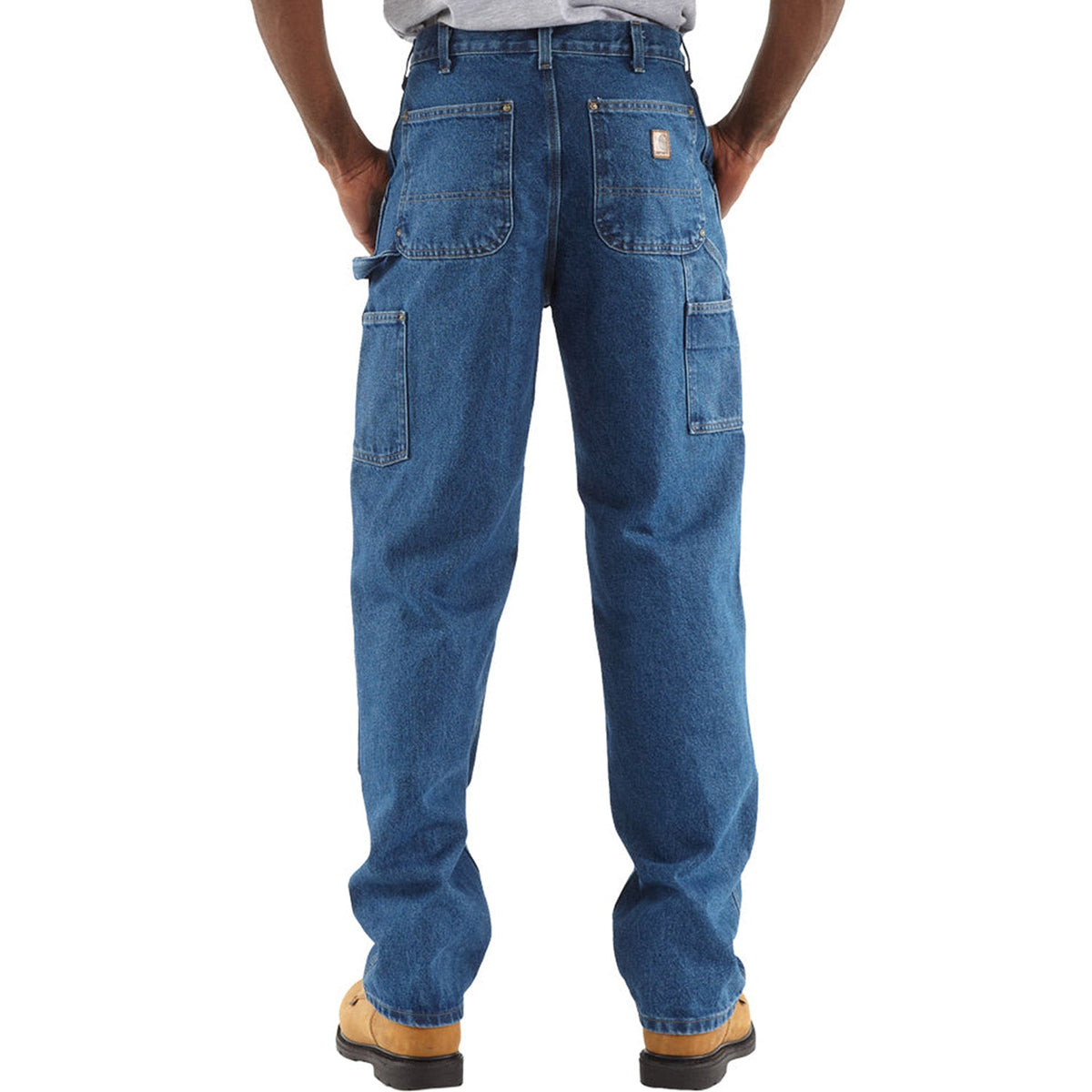 Carhartt Men's Loose Fit Double-Front Washed Logger Jean Pants Carhartt