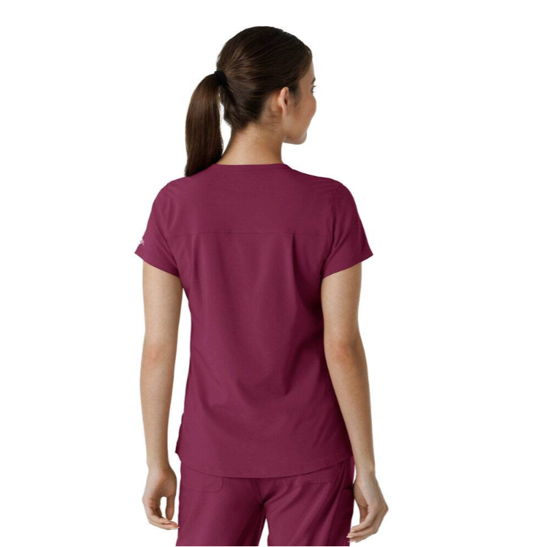 Carhartt Women's Force Cross Flex Tuck-In Scrub Top Scrubs Carhartt