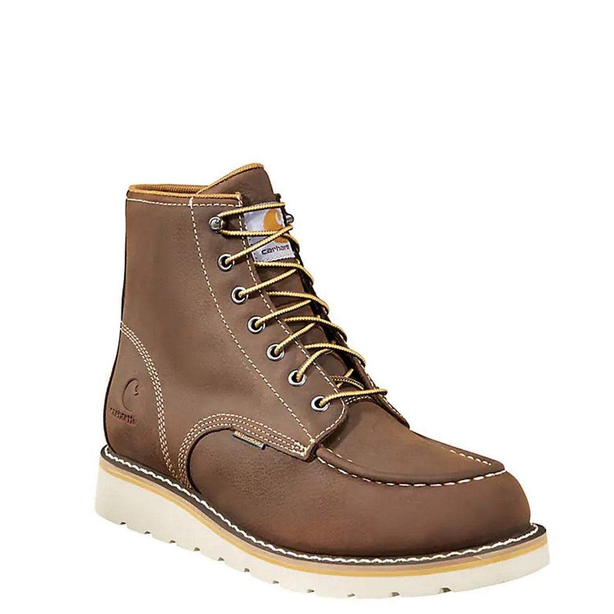 Carhartt Men's Waterproof 6" Moc Toe Wedge Boot Work Boots Carhartt