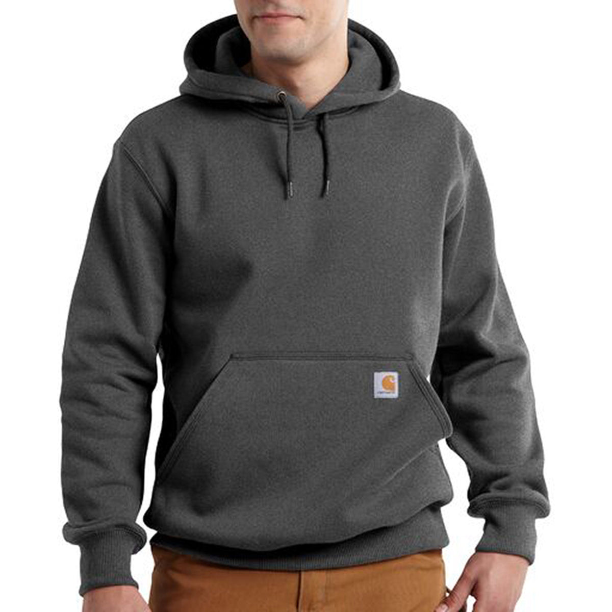 Carhartt Men's Rain Defender® Loose Fit Heavyweight Sweatshirt Sweatshirts & Hoodies Carhartt Carbon Heather 2XL Reg