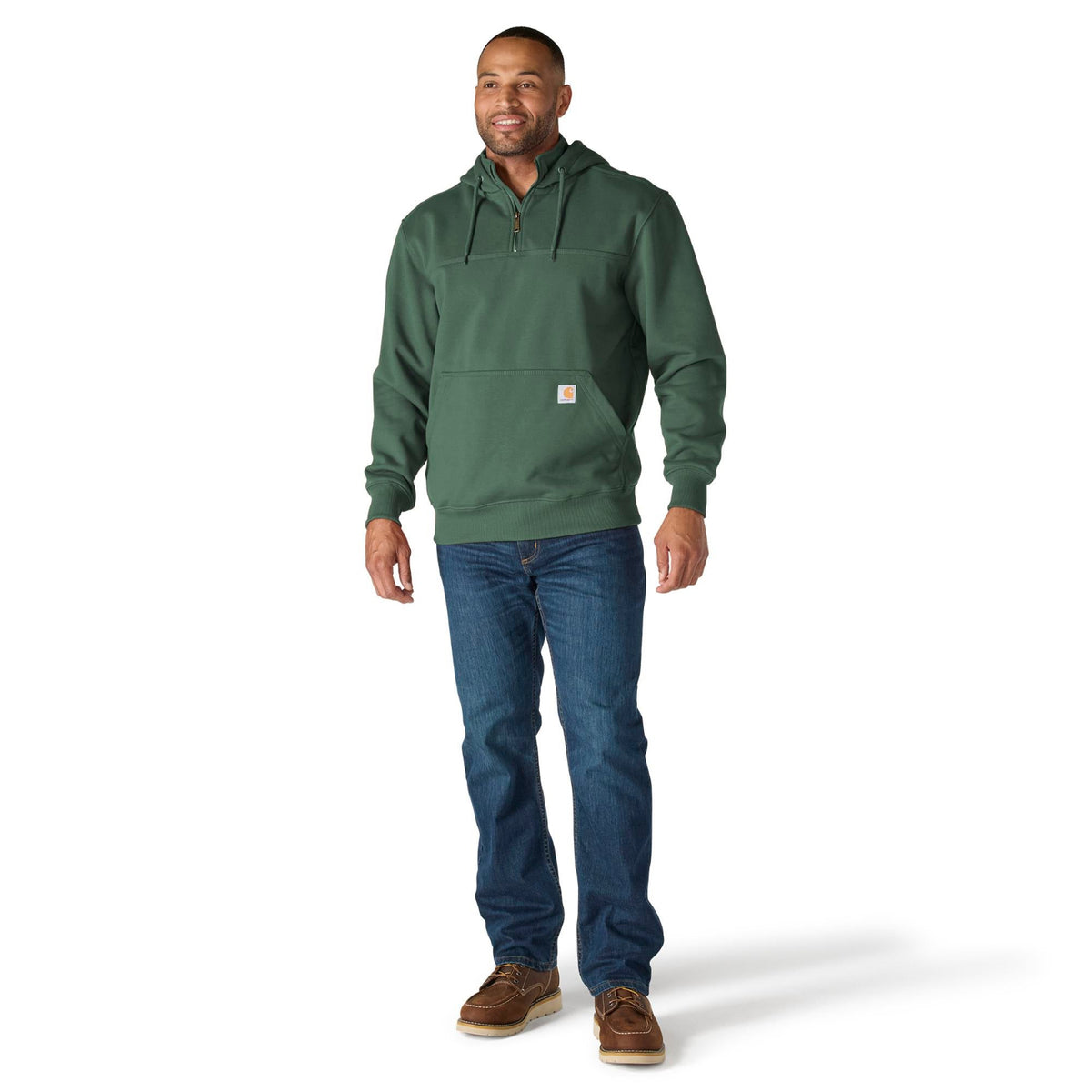 Carhartt Men's Rain Defender® Loose Fit Heavyweight Quarter-Zip Sweatshirt Sweatshirts & Hoodies Carhartt