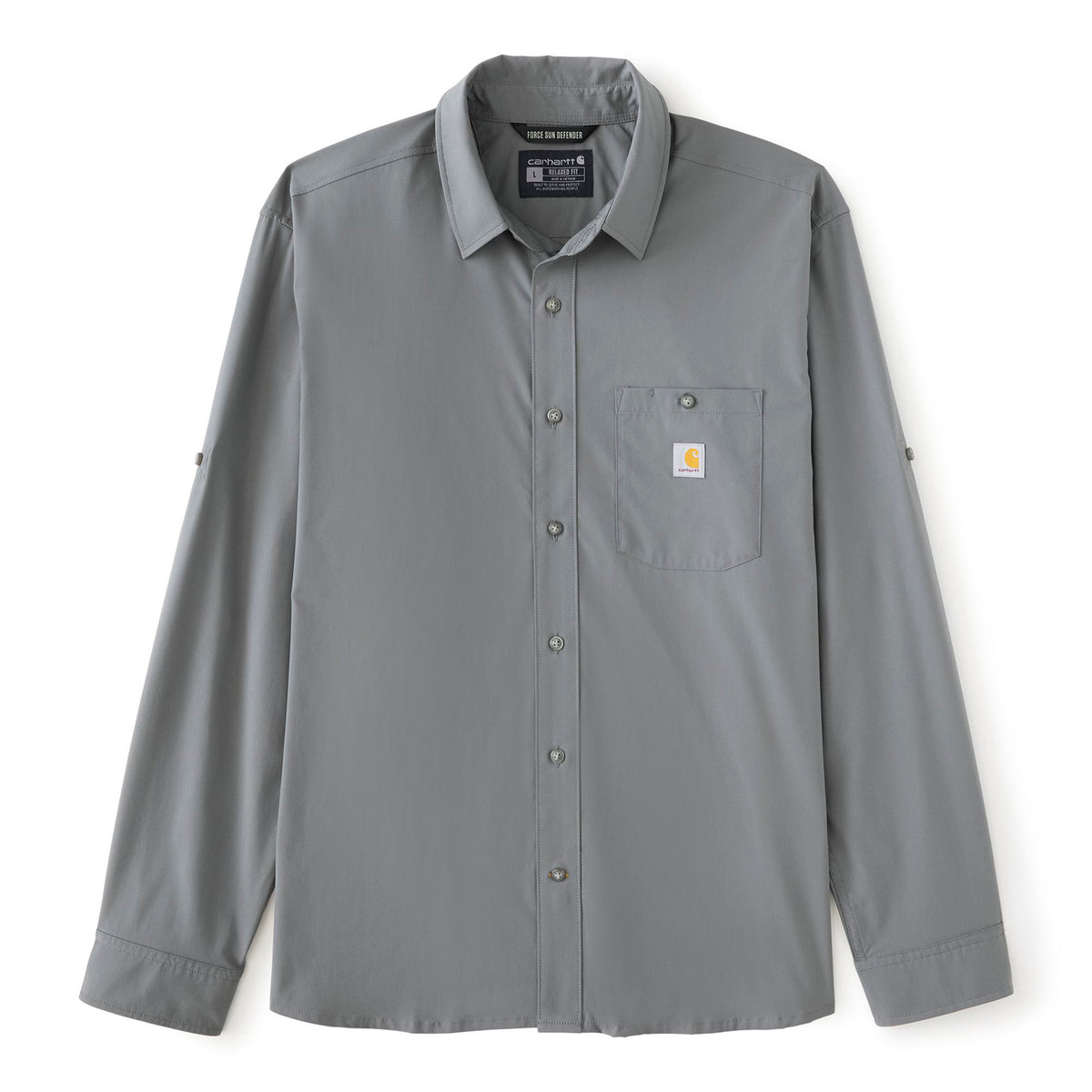Carhartt Men's Force Sun Defender™ Woven Relaxed Long Sleeve Shirt Work Shirts Carhartt