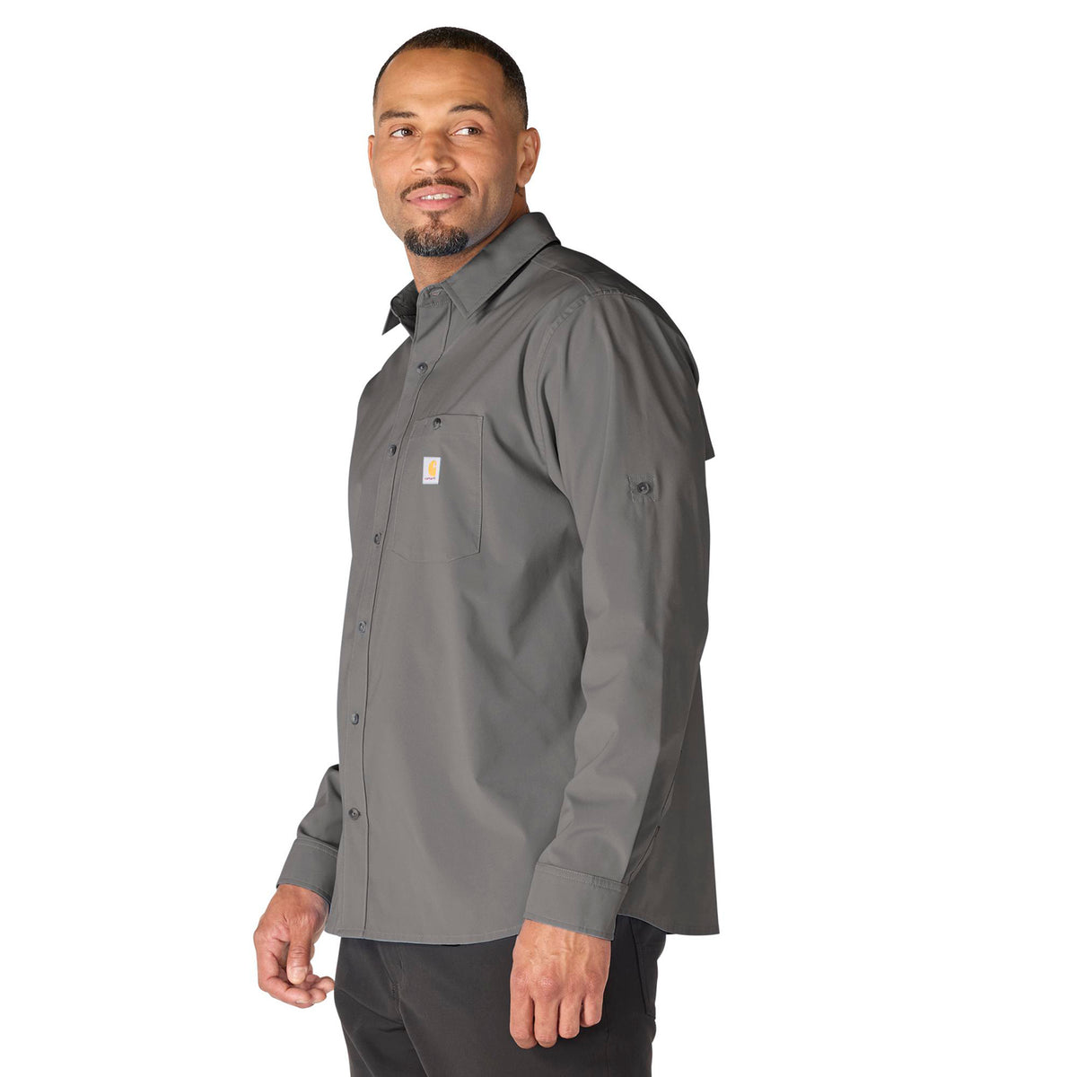 Carhartt Men's Force Sun Defender™ Woven Relaxed Long Sleeve Shirt Work Shirts Carhartt