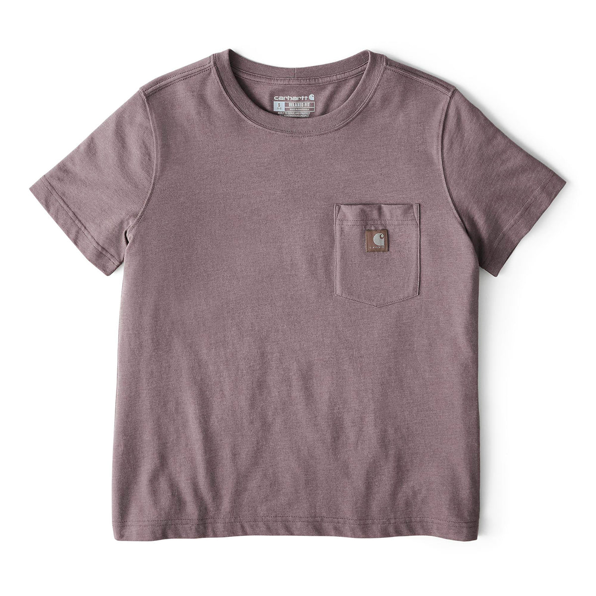 Carhartt Women's Relaxed Fit Lightweight Chest Pocket Short Sleeve T-Shirt T-Shirts Carhartt Ash Berry Heather 2XL Reg