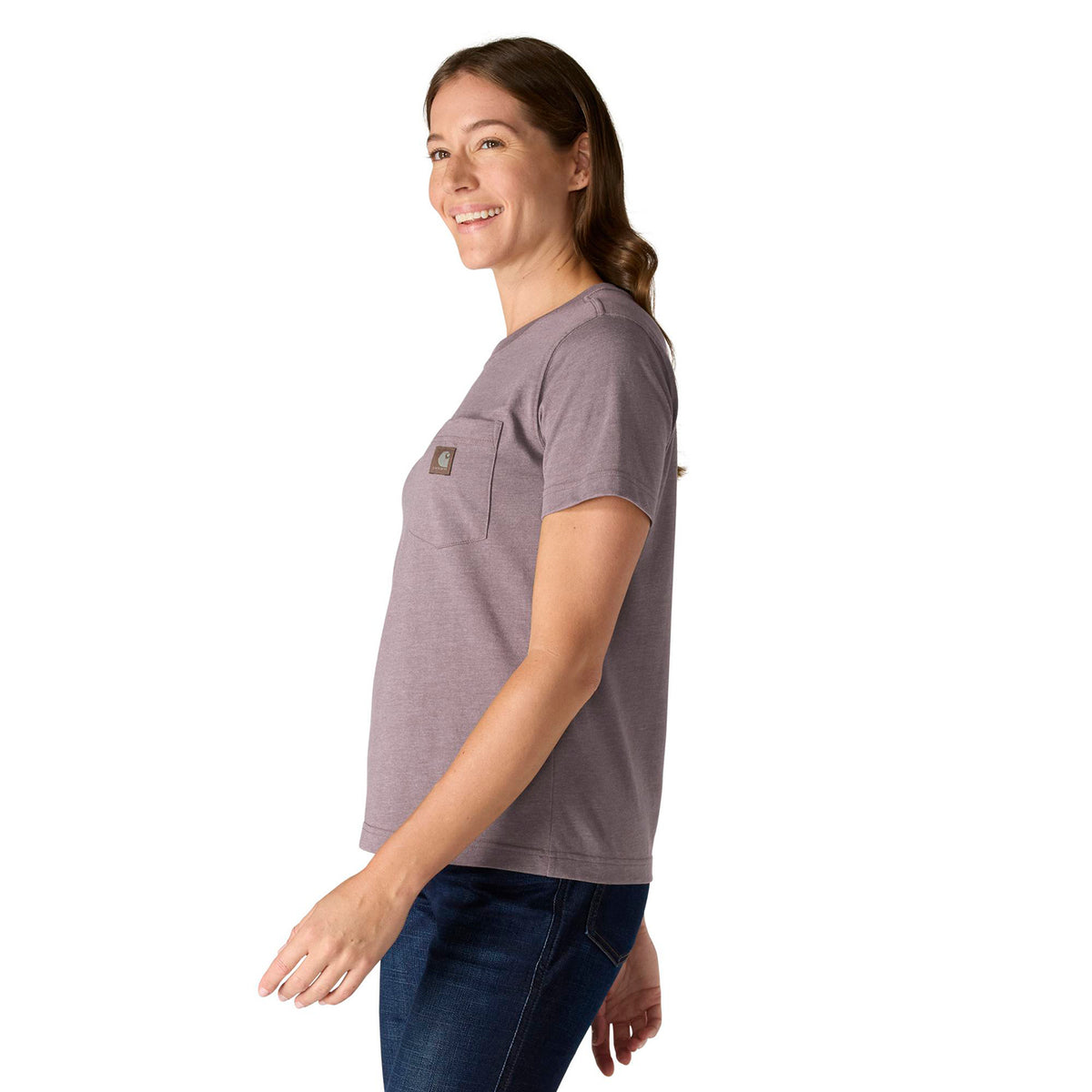 Carhartt Women's Relaxed Fit Lightweight Chest Pocket Short Sleeve T-Shirt T-Shirts Carhartt
