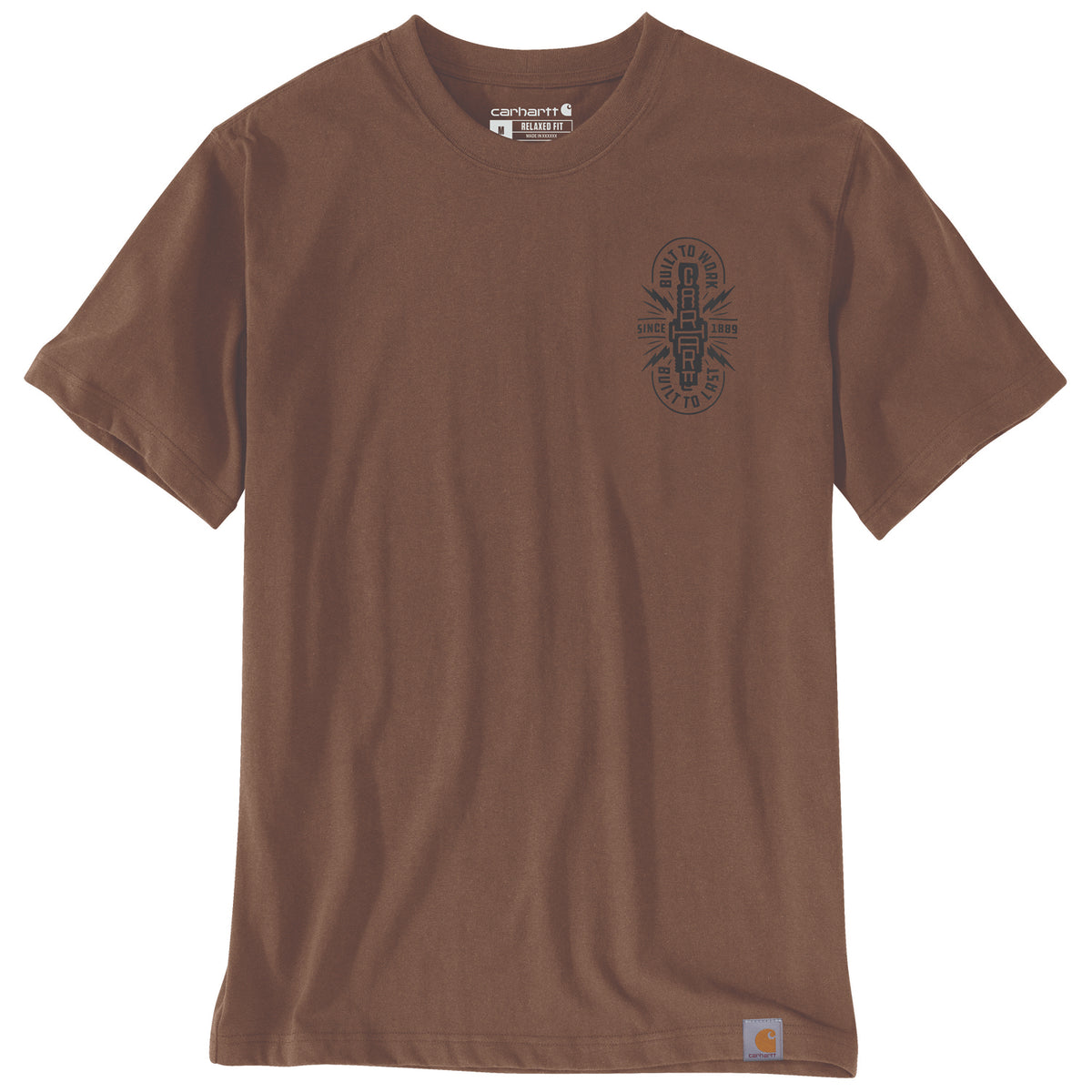 Carhartt Men's Irvine Relaxed Built T-Shirt T-Shirts Carhartt Red Duck Heather 2XL Reg