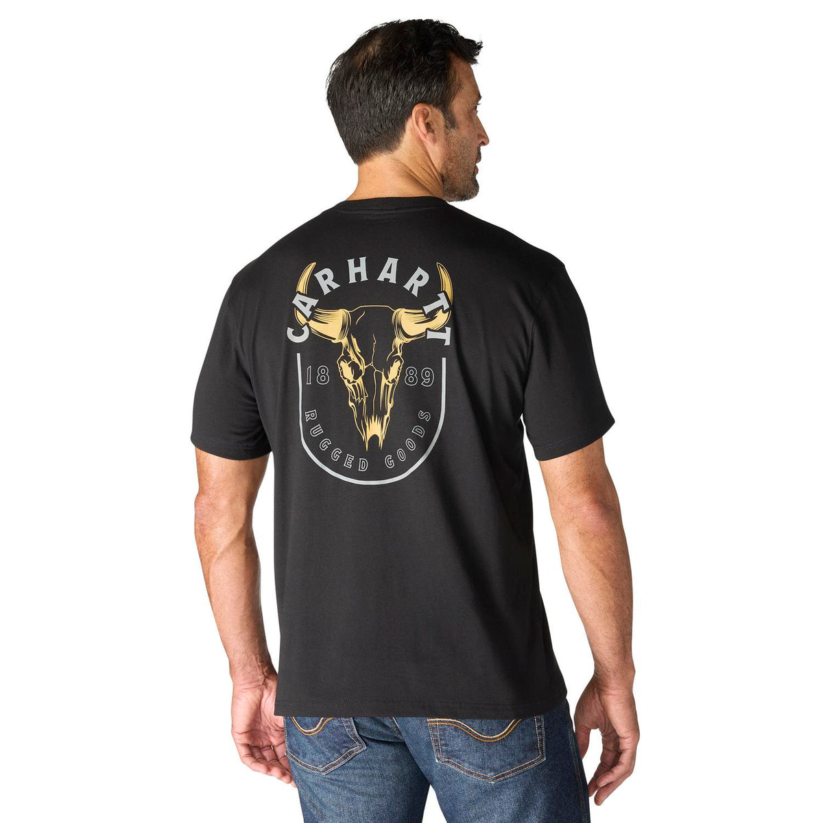 Carhartt Men's Irvine Relaxed Skull T-Shirt T-Shirts Carhartt Black 2XL Reg