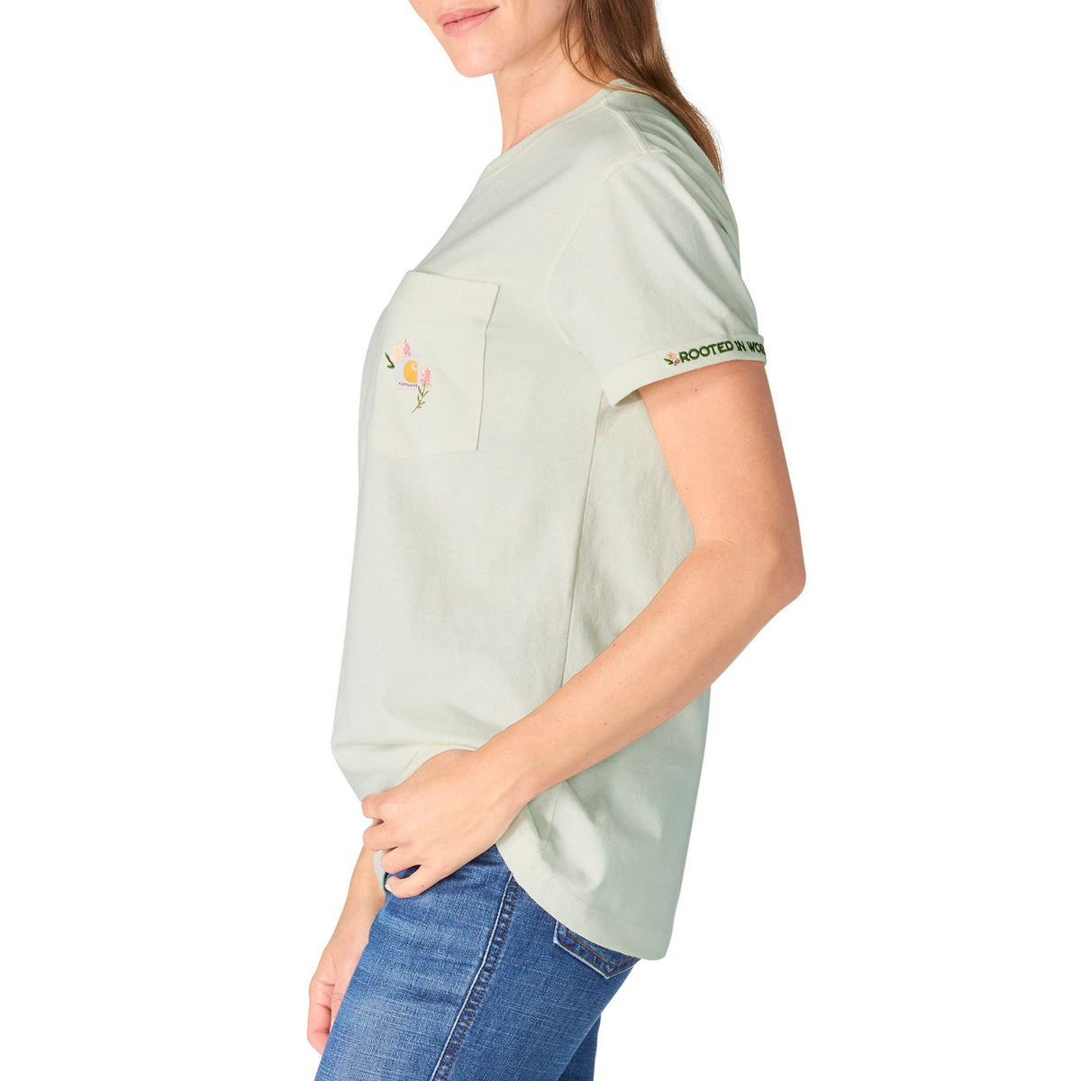 Carhartt Women's Dearborn Loose Floral Pocket T-Shirt T-Shirts Carhartt