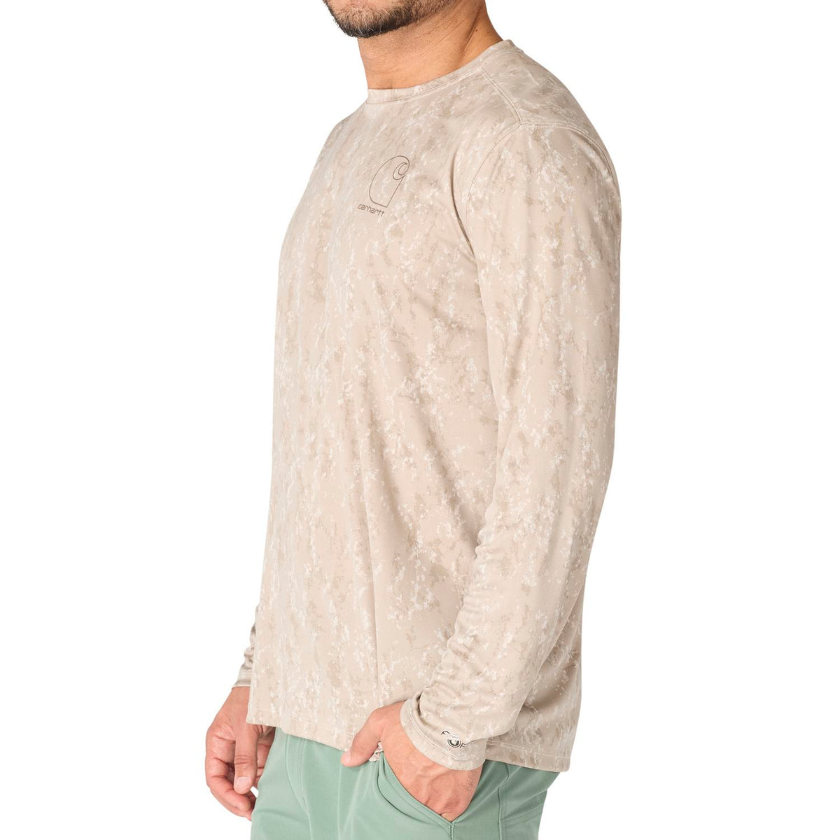 Carhartt Men's Force Sun Defender™ Relaxed Print Long Sleeve T-Shirt Long Sleeve T-Shirts Carhartt