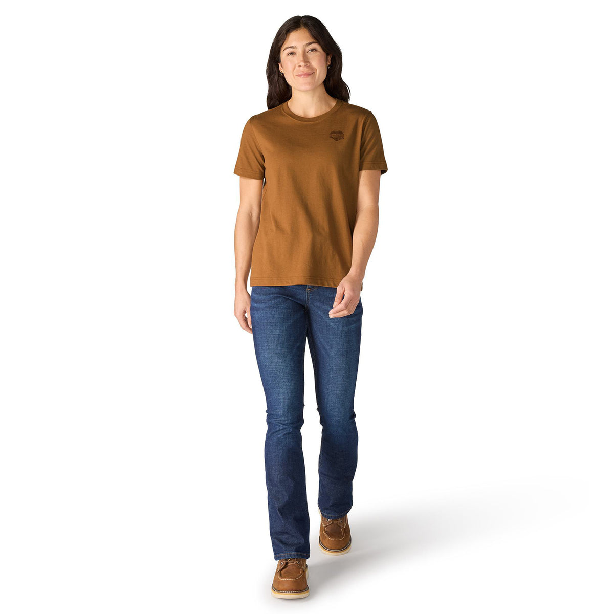 Carhartt Women's Irvine Relaxed Heritage Heart T-Shirt T-Shirts Carhartt