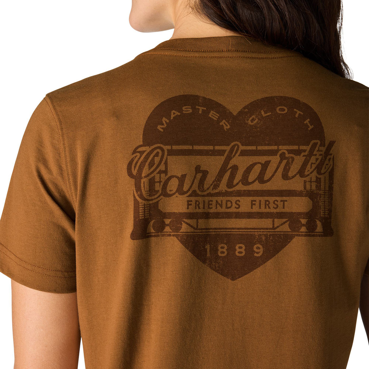 Carhartt Women's Irvine Relaxed Heritage Heart T-Shirt T-Shirts Carhartt