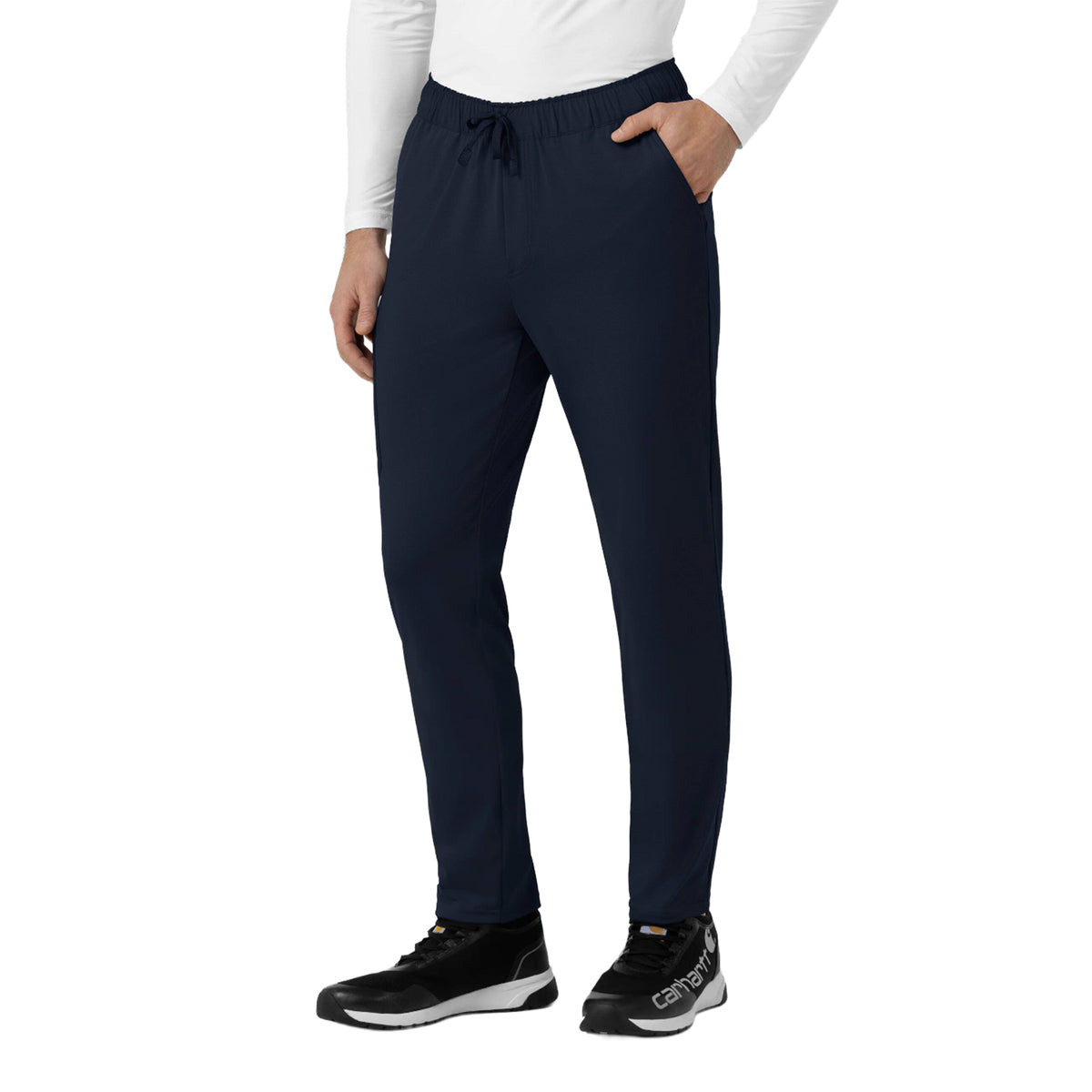 Carhartt Men's Force Cross-Flex Knit Straight Leg Tapered Scrub Pant Scrubs Carhartt