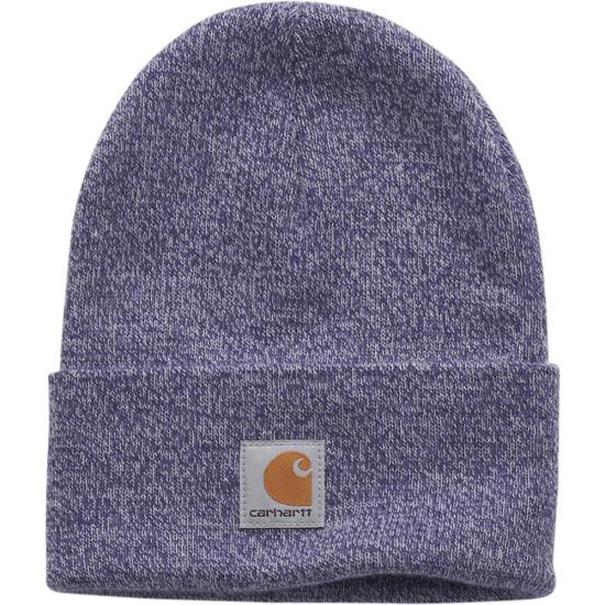 Carhartt Kid's Marled Acrylic Knit Watch Hat Hats & Caps Carhartt Navy Blue/Crocus Marled Child/Youth