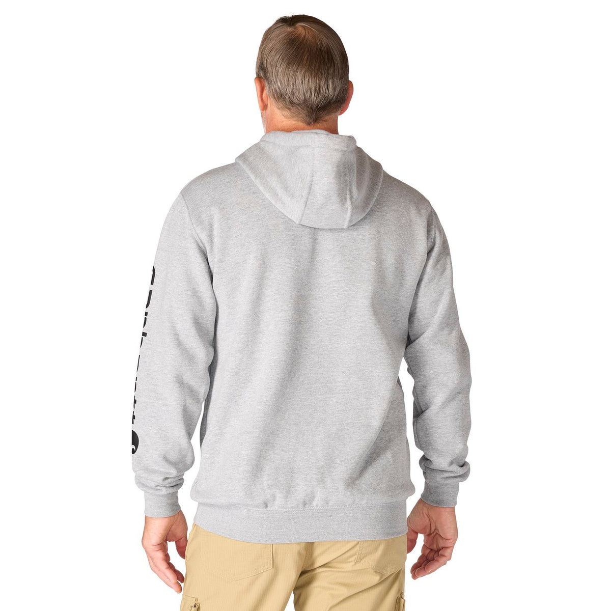 Carhartt Men's Signature Logo Hooded Pullover Sweatshirt Sweatshirts & Hoodies Carhartt