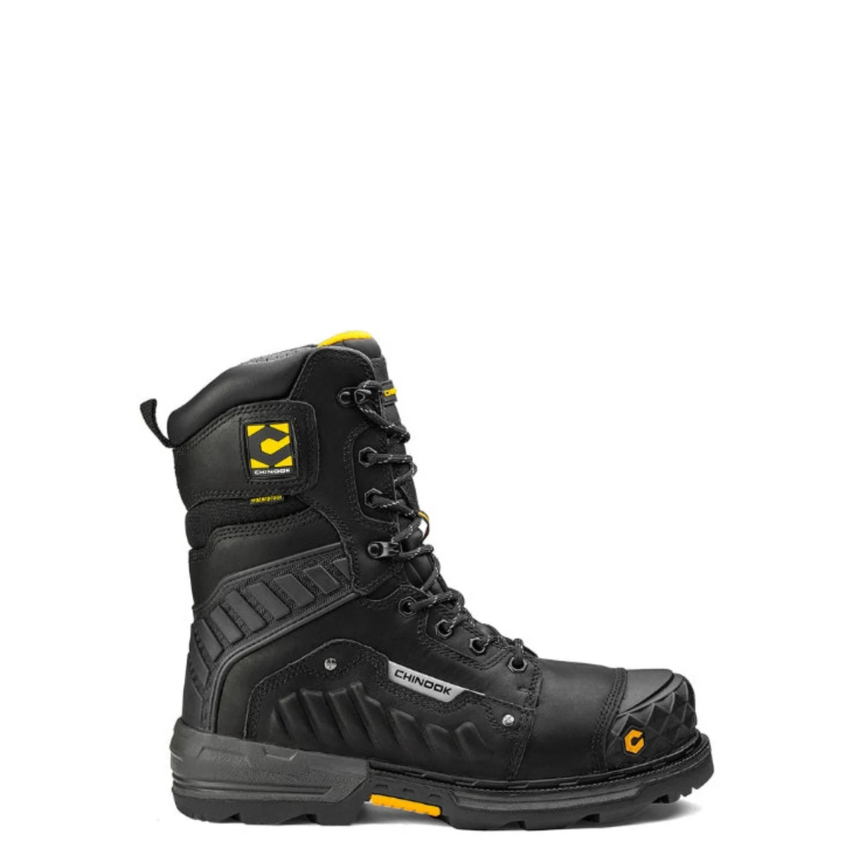 Chinook Men's Scorpion 9" Waterproof Comp Toe Work Boot Work Boots Chinook Footwear Black 10 M/W