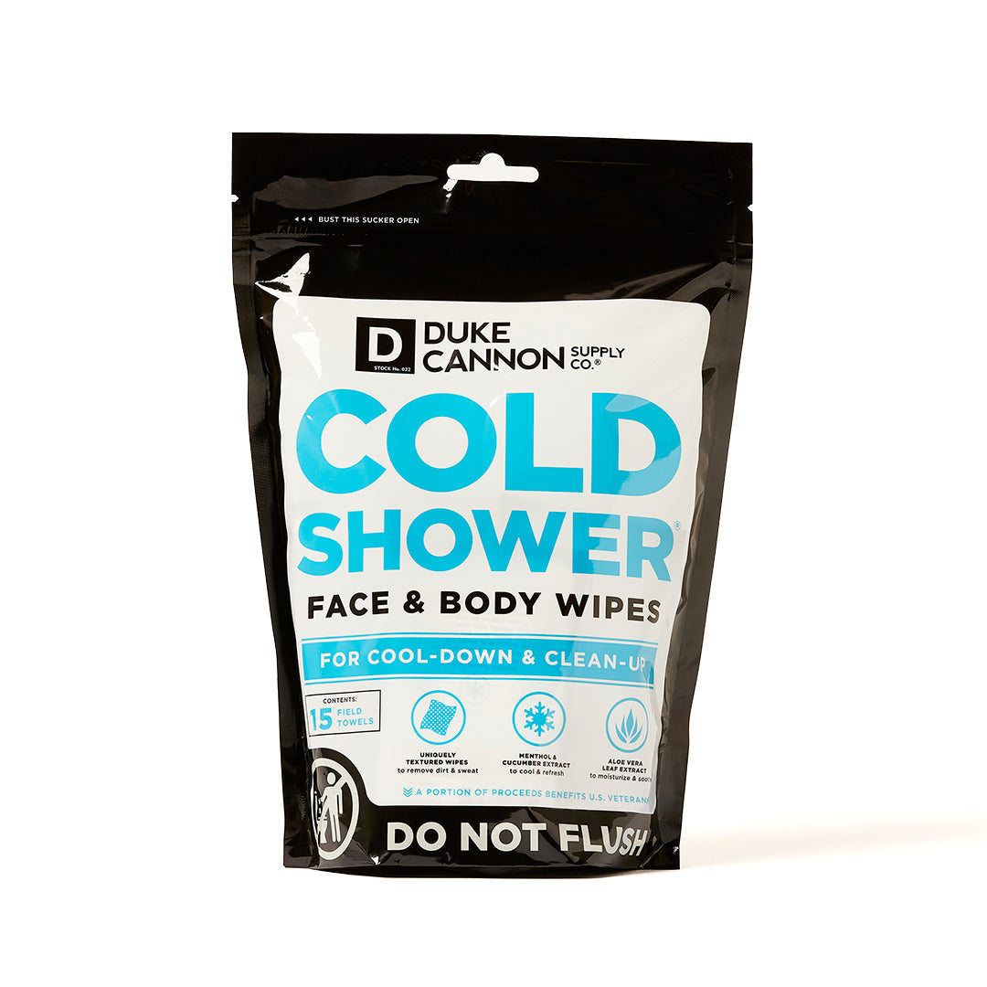 Duke Cannon Cooling Field Towels Pouch (15 Pack) Toiletries Duke Cannon