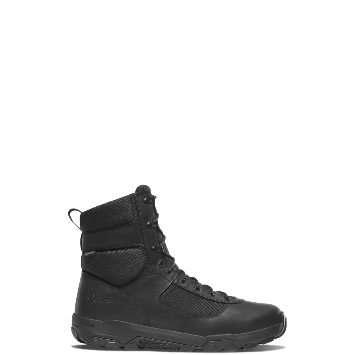 Danner Men's Sonic Side-Zip 8" Waterproof Work Boot Work Boots Danner Black 10 2E