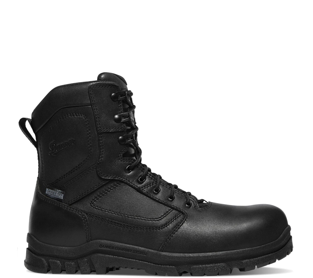 Danner Men's Lookout EMS/CSA Waterproof Comp Toe Side-Zip Work Boot Work Boots Danner Black 10 2E
