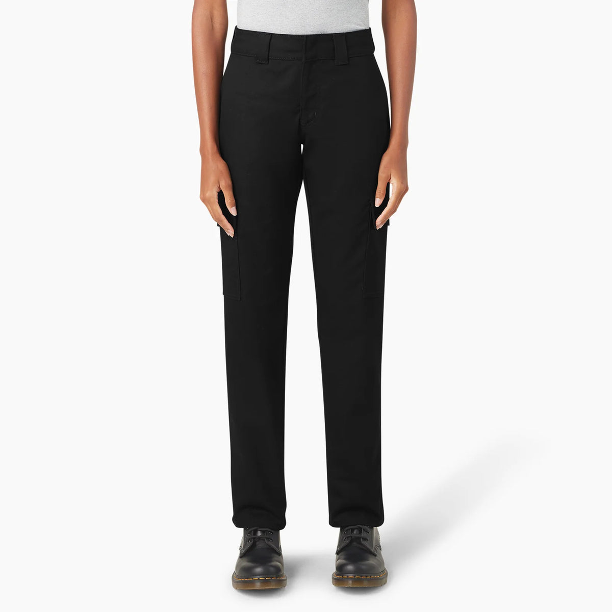 Dickies Women's Super Flex Straight Leg Cargo Pants Pants Dickies Black 24 Reg