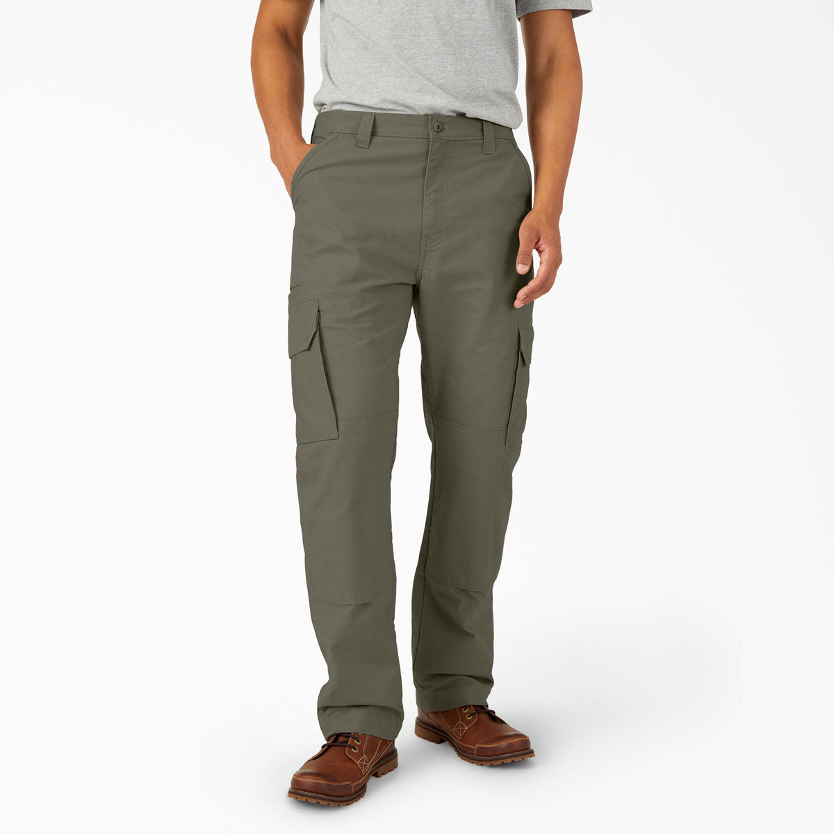Dickies Men's Duratech Relaxed Fit Ripstop Cargo Pants Pants Dickies Moss Green 30 30 Inseam