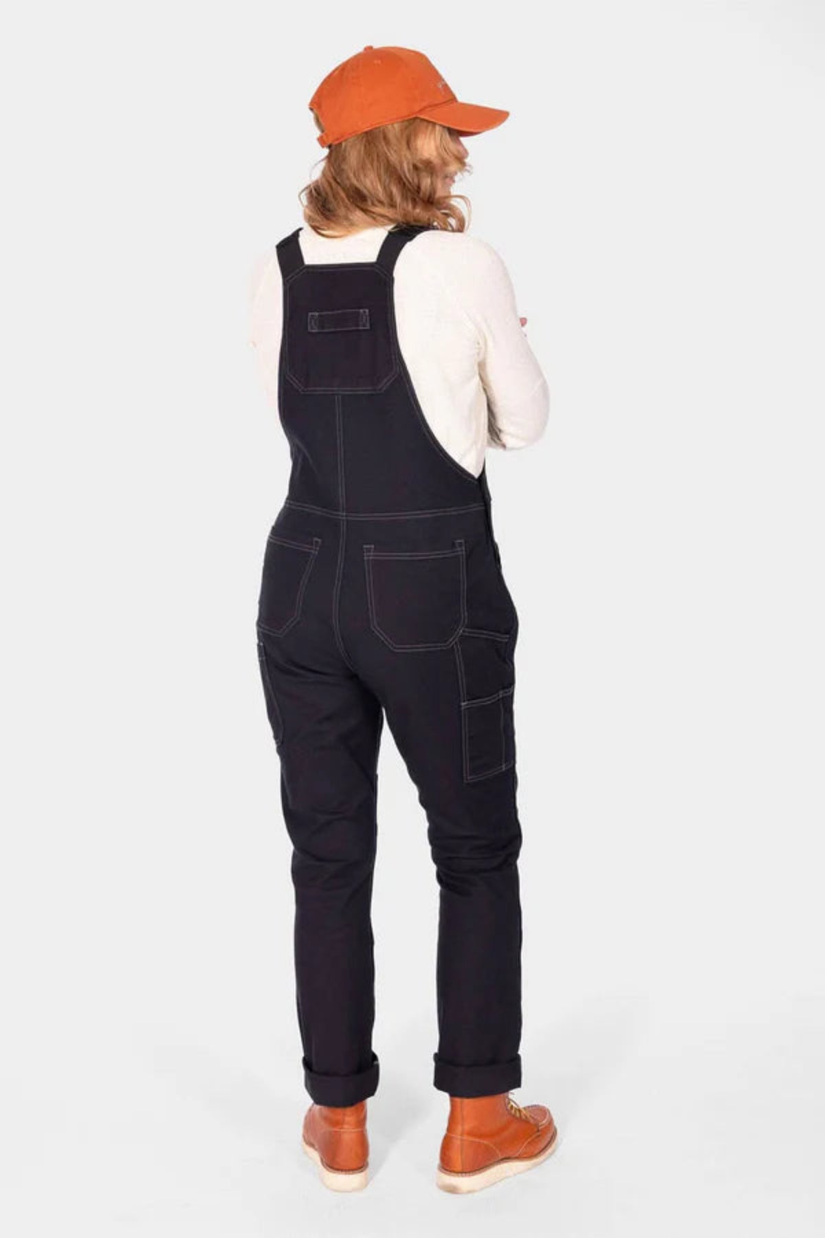 Dovetail Workwear Women's GO TO Double-Knee Stretch Canvas Bib Bibs & Overalls Dovetail Workwear