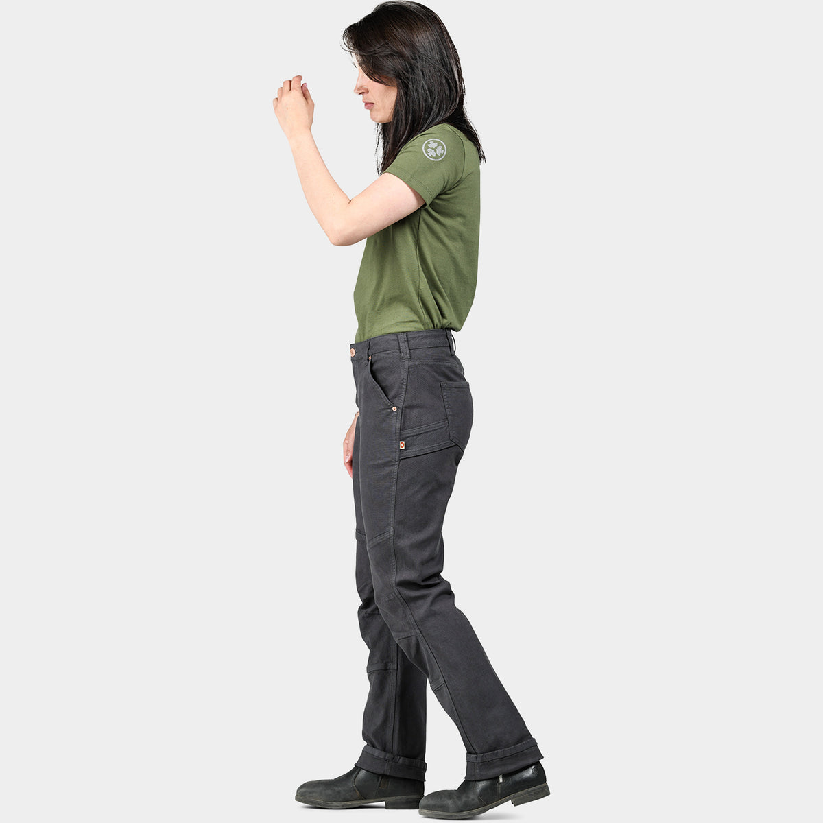 Dovetail Workwear Women's GO TO Double-Front Canvas Stretch Pant Pants Dovetail Workwear