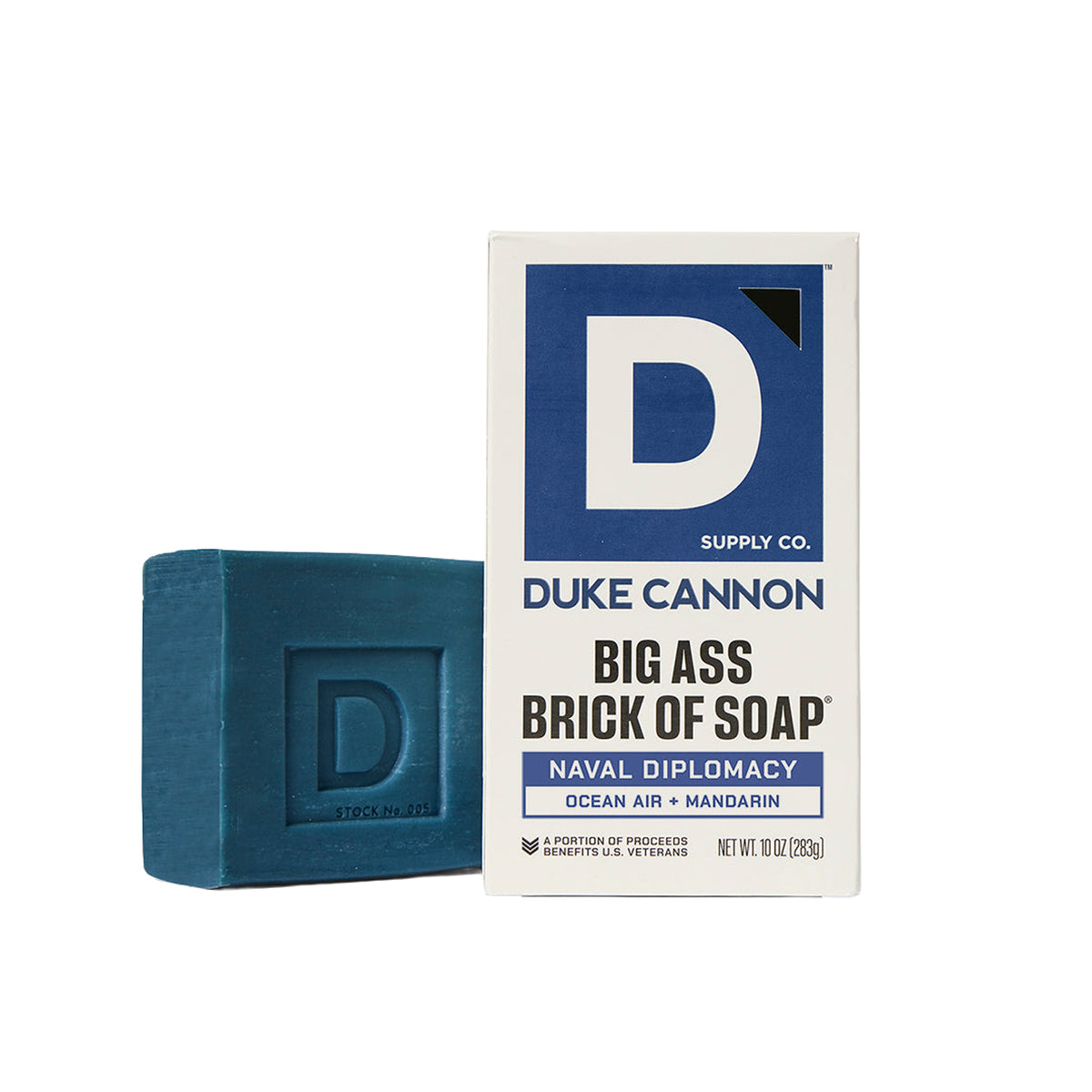 Duke Cannon Naval Diplomacy Big Ass Brick of Soap Toiletries Duke Cannon Refreshing Ocean OS