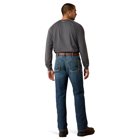 Ariat Men's FR M4 Relaxed Stretch DuraLight Boundary Boot Cut Jean Pants Ariat