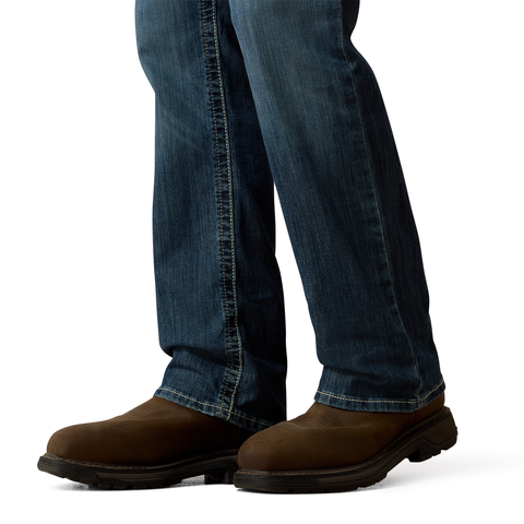 Ariat Men's FR M4 Relaxed Stretch DuraLight Boundary Boot Cut Jean Pants Ariat
