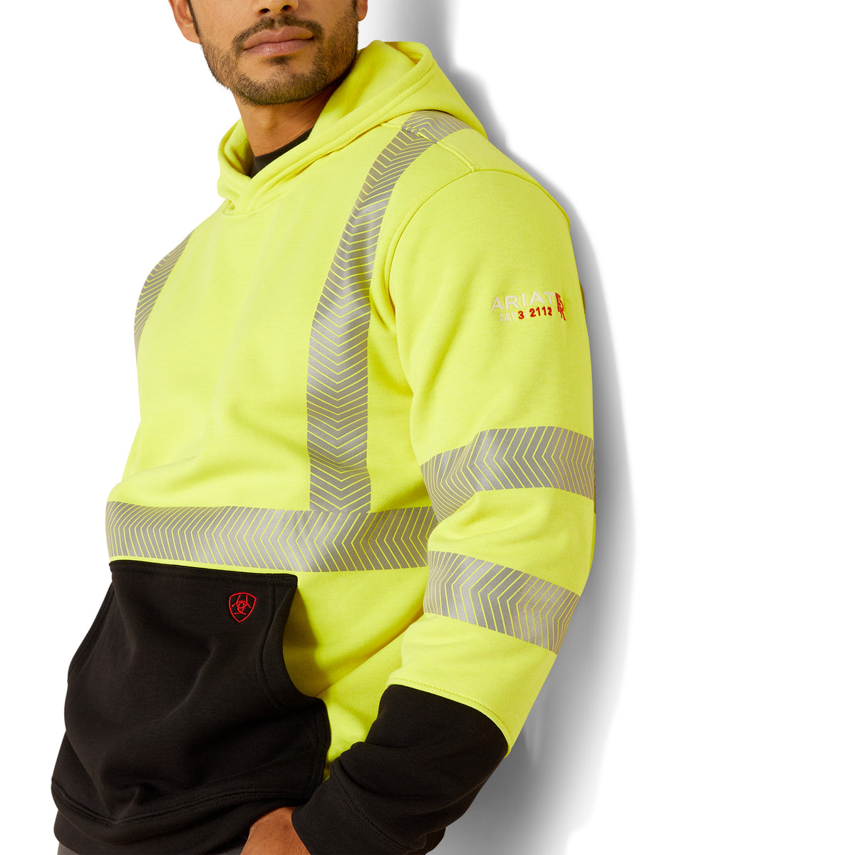 Ariat Men's FR Hi-Vis DWR Stretch Fleece Hoodie
