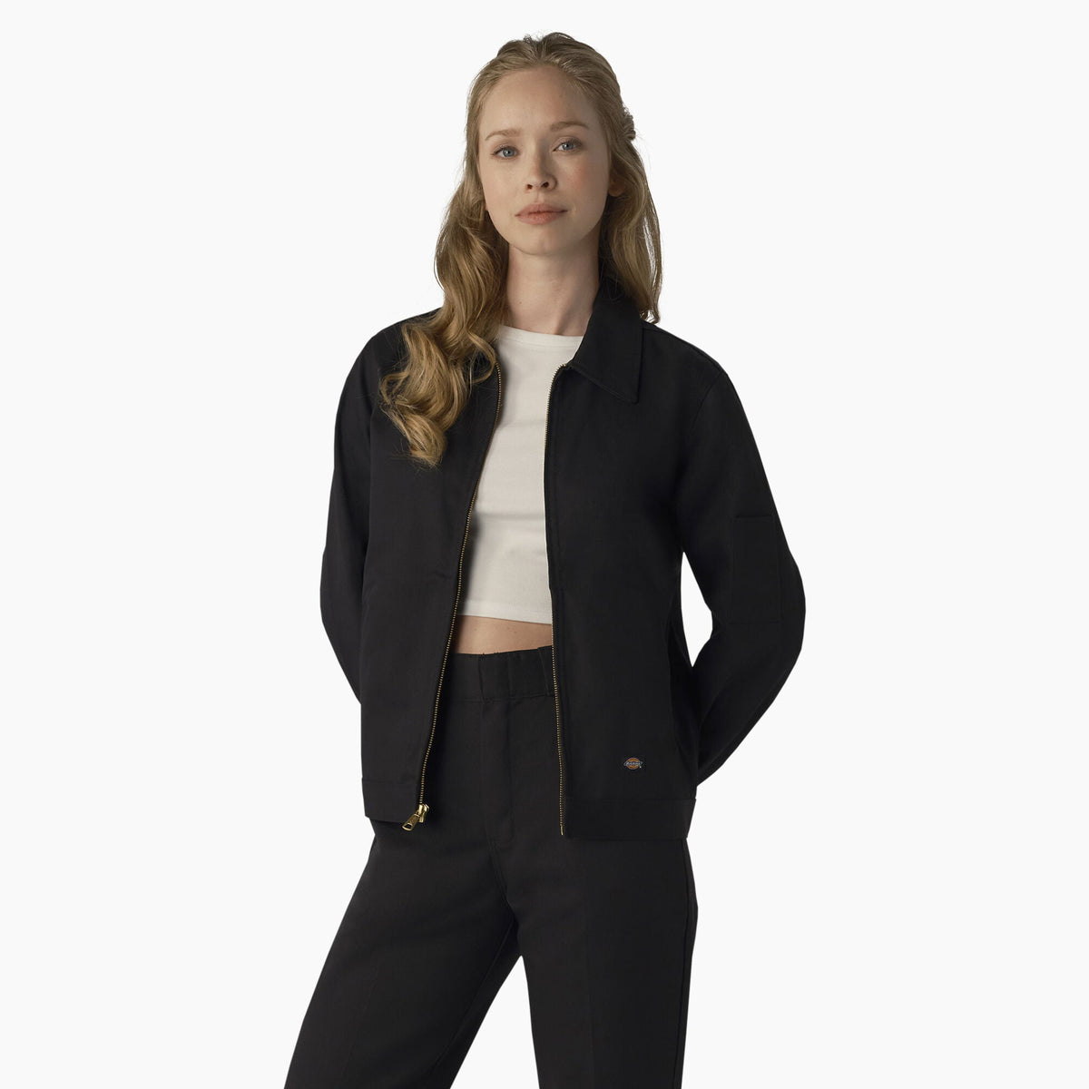 Dickies Women's Unlined Eisenhower Jacket Jackets & Coats Dickies Dickies Black 2XL Reg