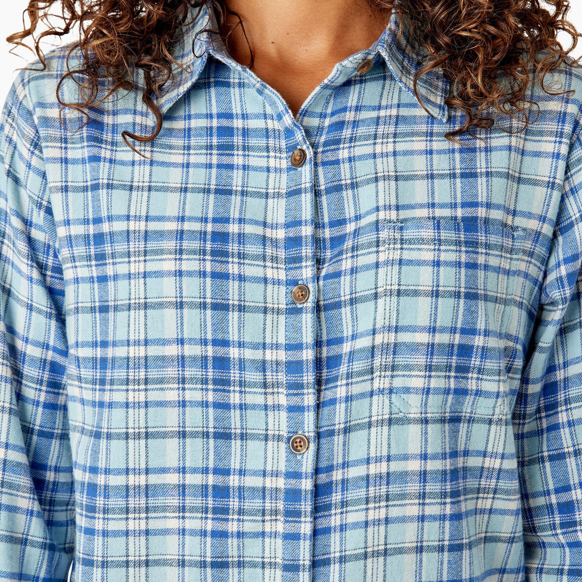 Dickies Women's Plaid Long Sleeve Flannel Shirt Work Shirts Dickies