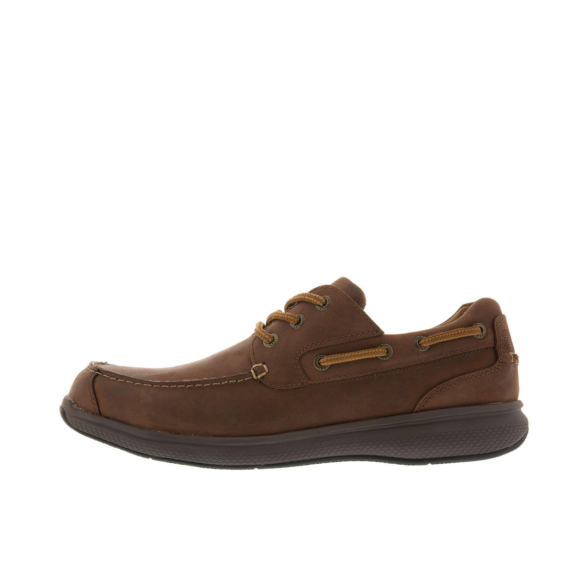Florsheim Men's Bayside Three Eye Tie Boat Steel Toe Work Shoe Work Shoes Florsheim
