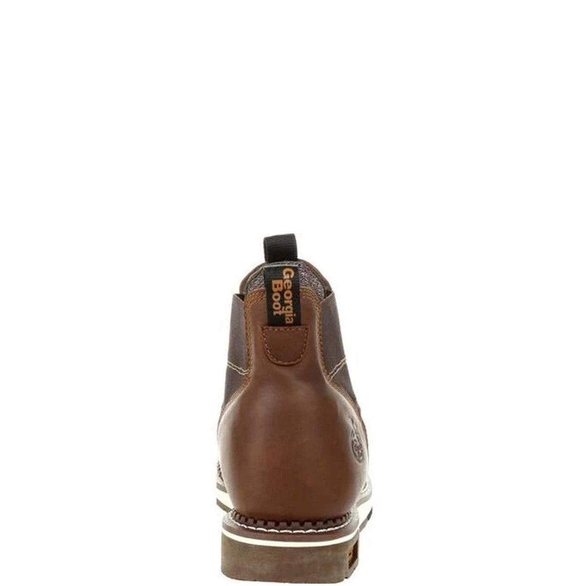 Georgia Boot Men's Wedge Sole 5" Waterproof EH Steel Toe Chelsea Boot Slip-On Shoes & Clogs Georgia Boot