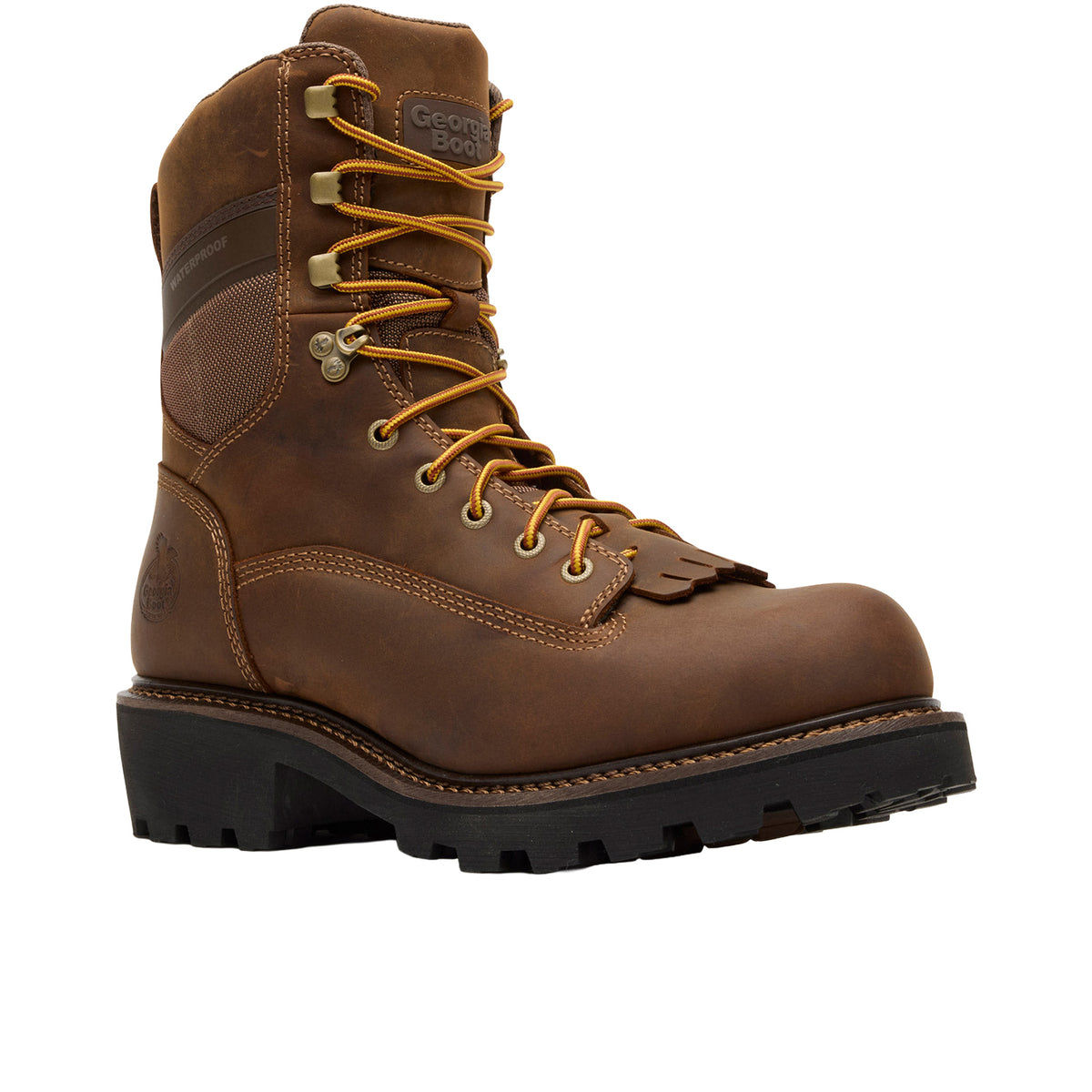 Georgia Boot Men's Core 37 9" Scalloped Heel Waterproof Work Boot Work Boots Georgia Boot