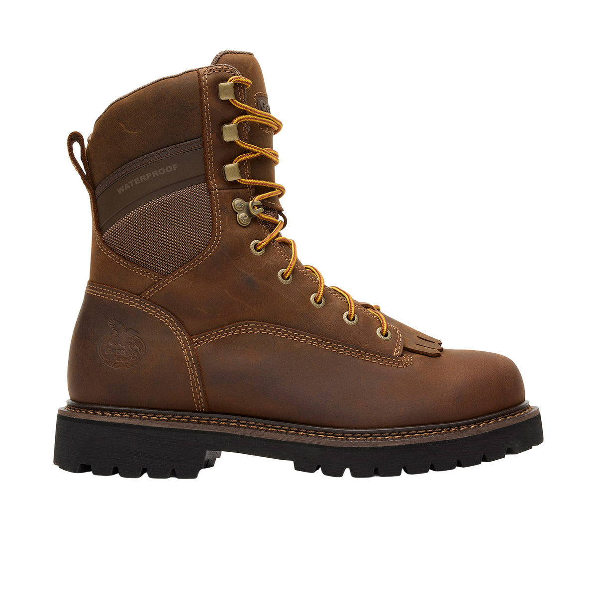 Georgia Boot Men's Core 37 9" Low Heel Waterproof Comp Toe Logger Work Boot Work Boots Georgia Boot Brown 10 M