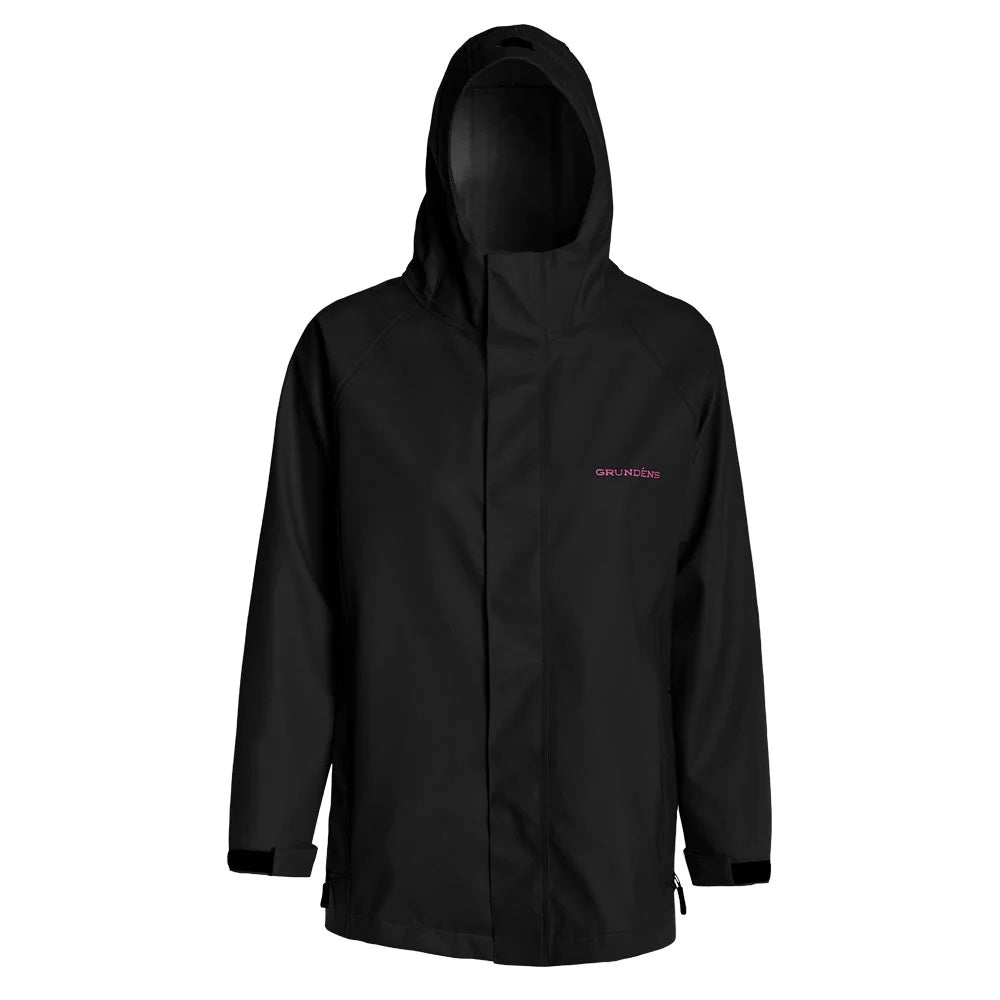 Grundéns Women's Neptune Waterproof Jacket Rainwear Grundens Black 2XL Reg