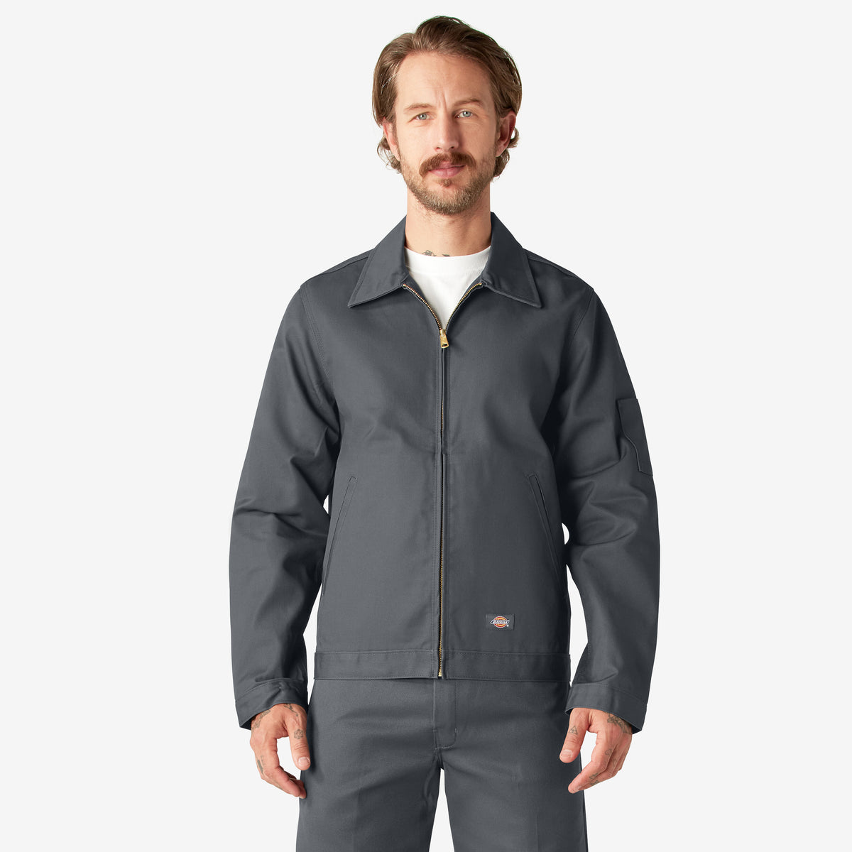 Dickies Men's Unlined Eisenhower Jacket Jackets & Coats Dickies Charcoal 2XL Reg