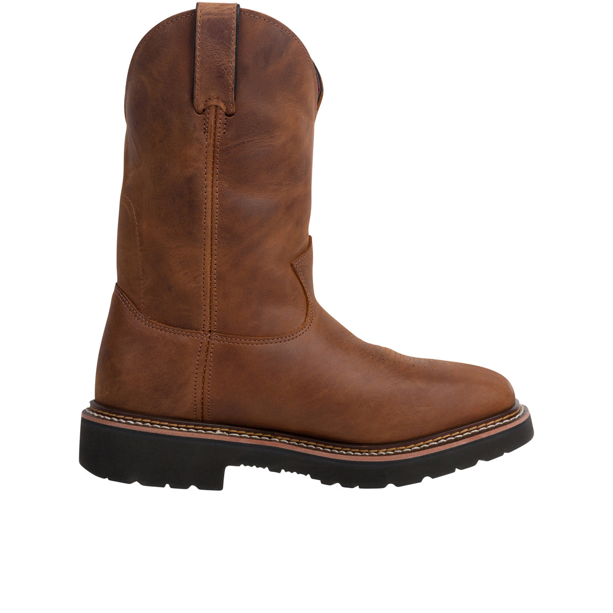 Justin Boots Men's Ames 11" Waterproof Work Boot Work Boots Justin Boots Walnut Brown 10 D