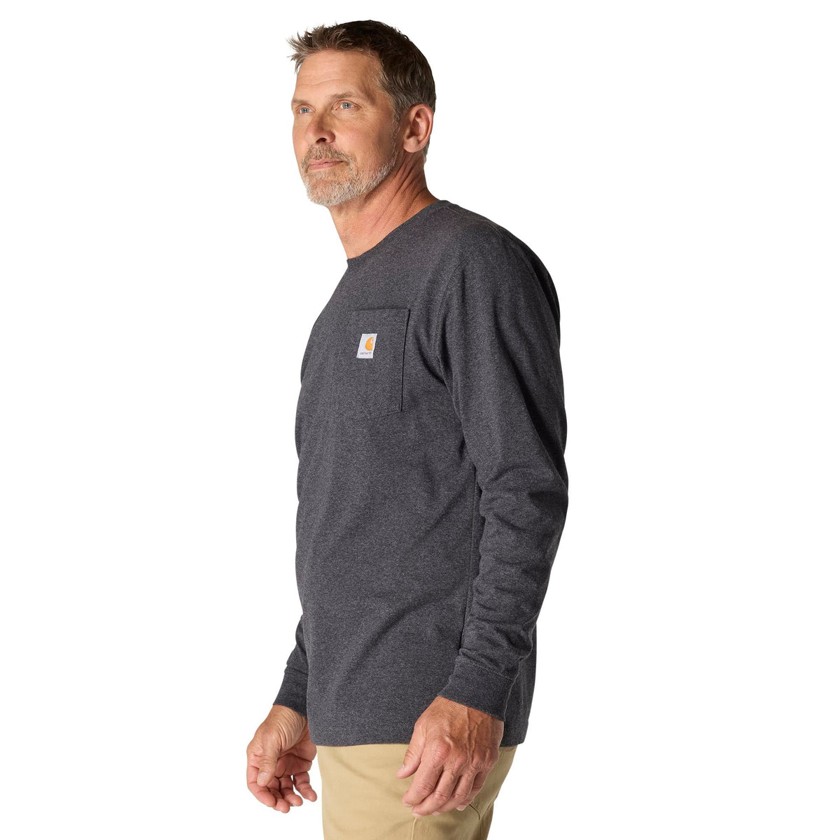 Carhartt Men's Long Sleeve Pocket T-Shirt Long Sleeve T-Shirts Carhartt