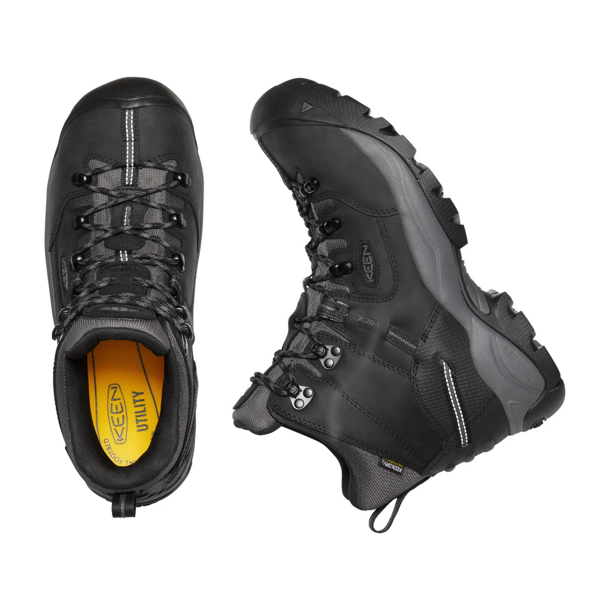 KEEN Utility Men's Pittsburgh Energy 6" Waterproof Carbon Fiber Toe Work Boot Work Boots KEEN Utility