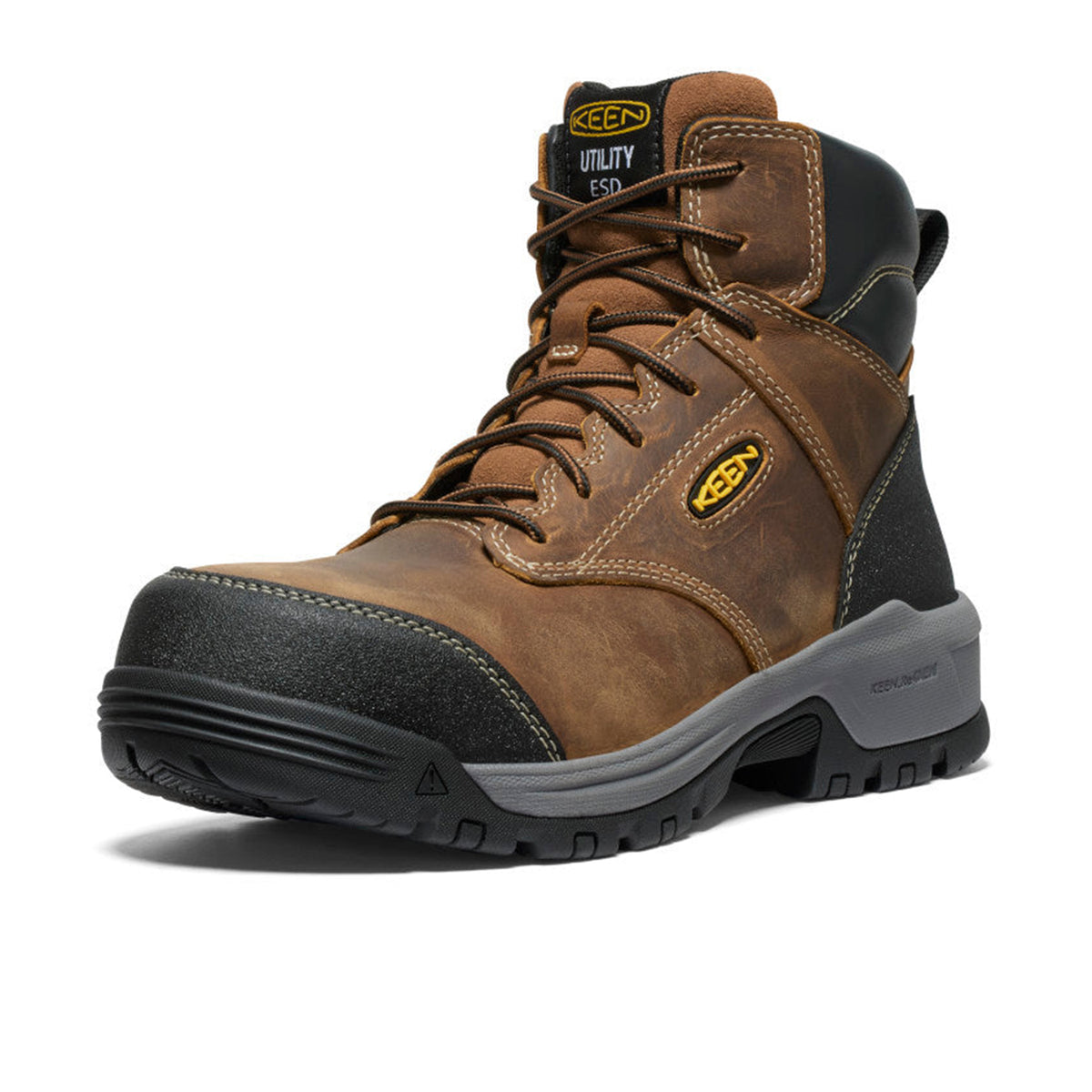 KEEN Utility Men's Evanston 6" ESD Carbon Toe Work Boot Work Boots KEEN Utility